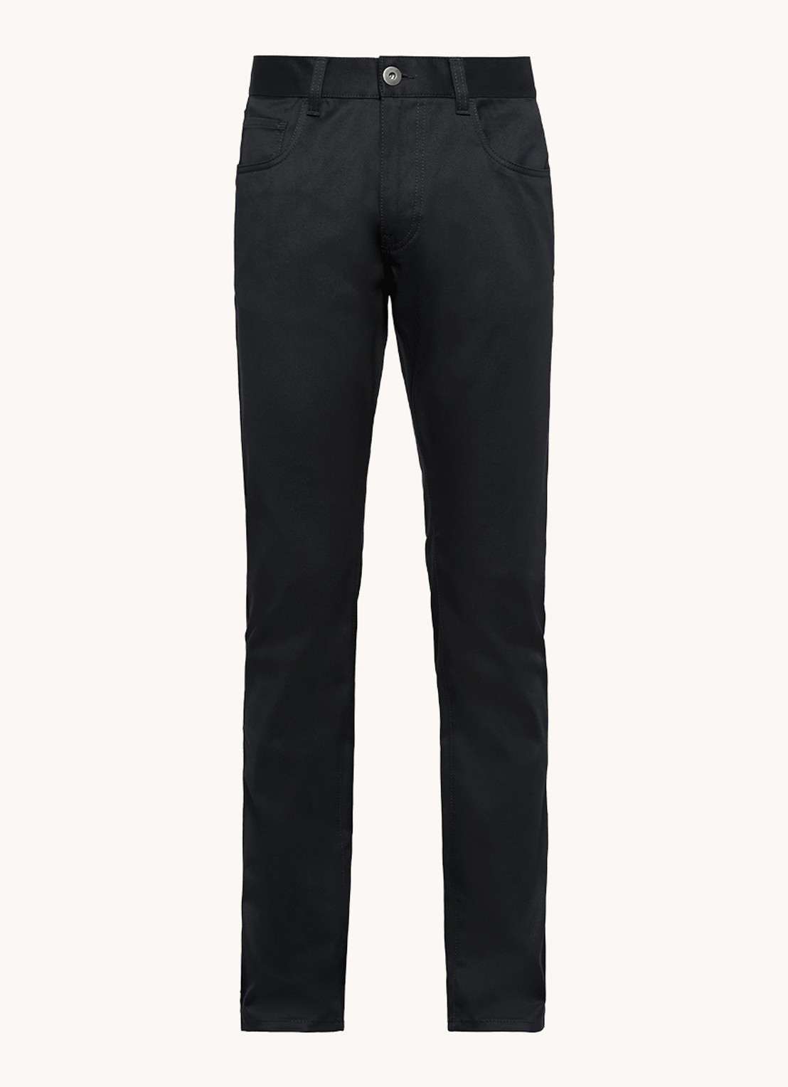 Prada Tapered jeans met stretch - voorkant 4 zwart