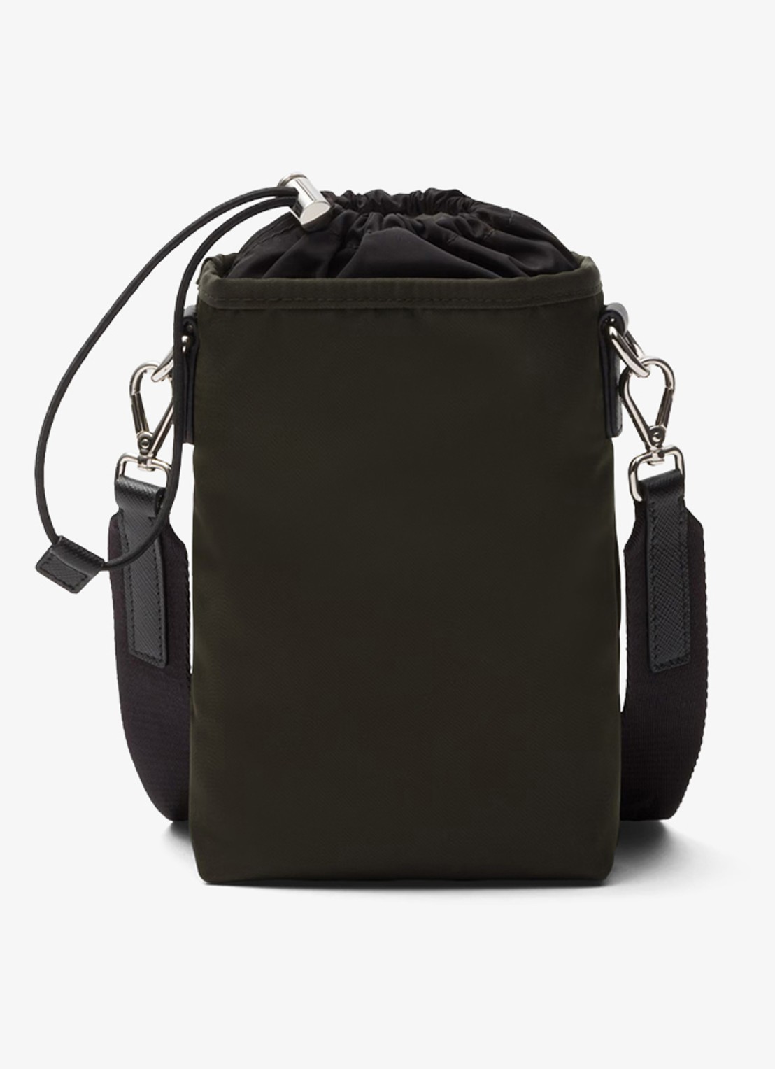 Prada Telefoonhoes met logo en trekkoord - achterkant 3 donkergroen