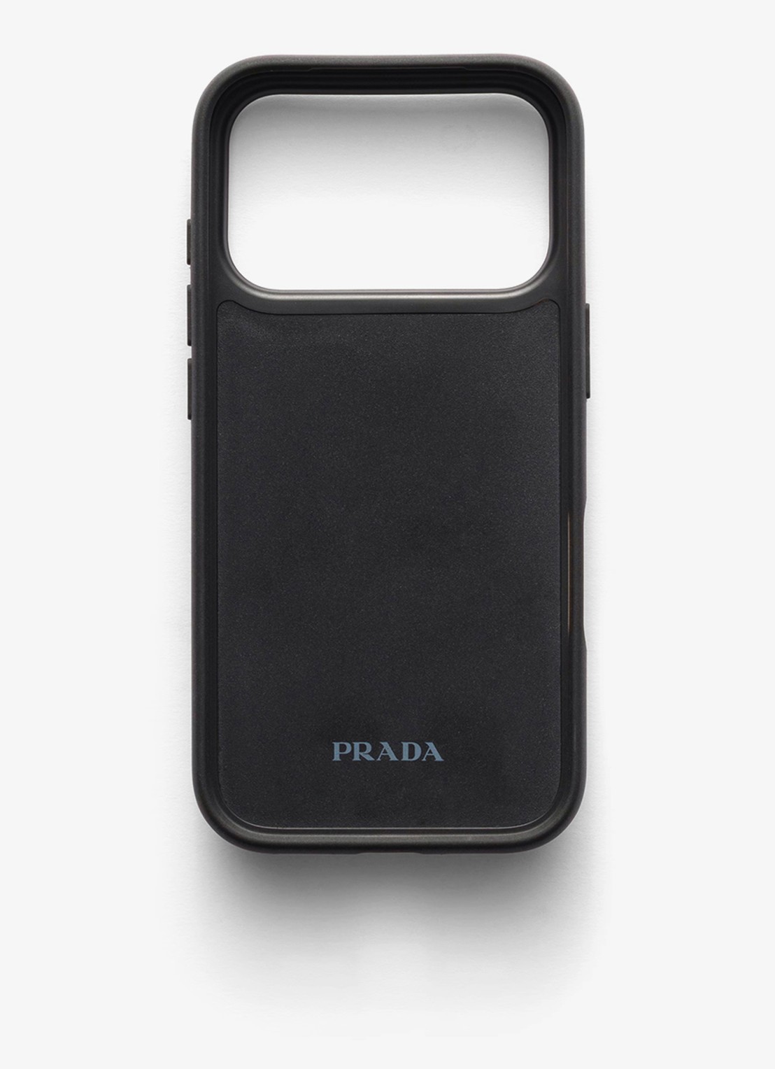 Prada Telefoonhoes van kalfsleer voor iPhone 17 Pro - achterkant 3 zwart