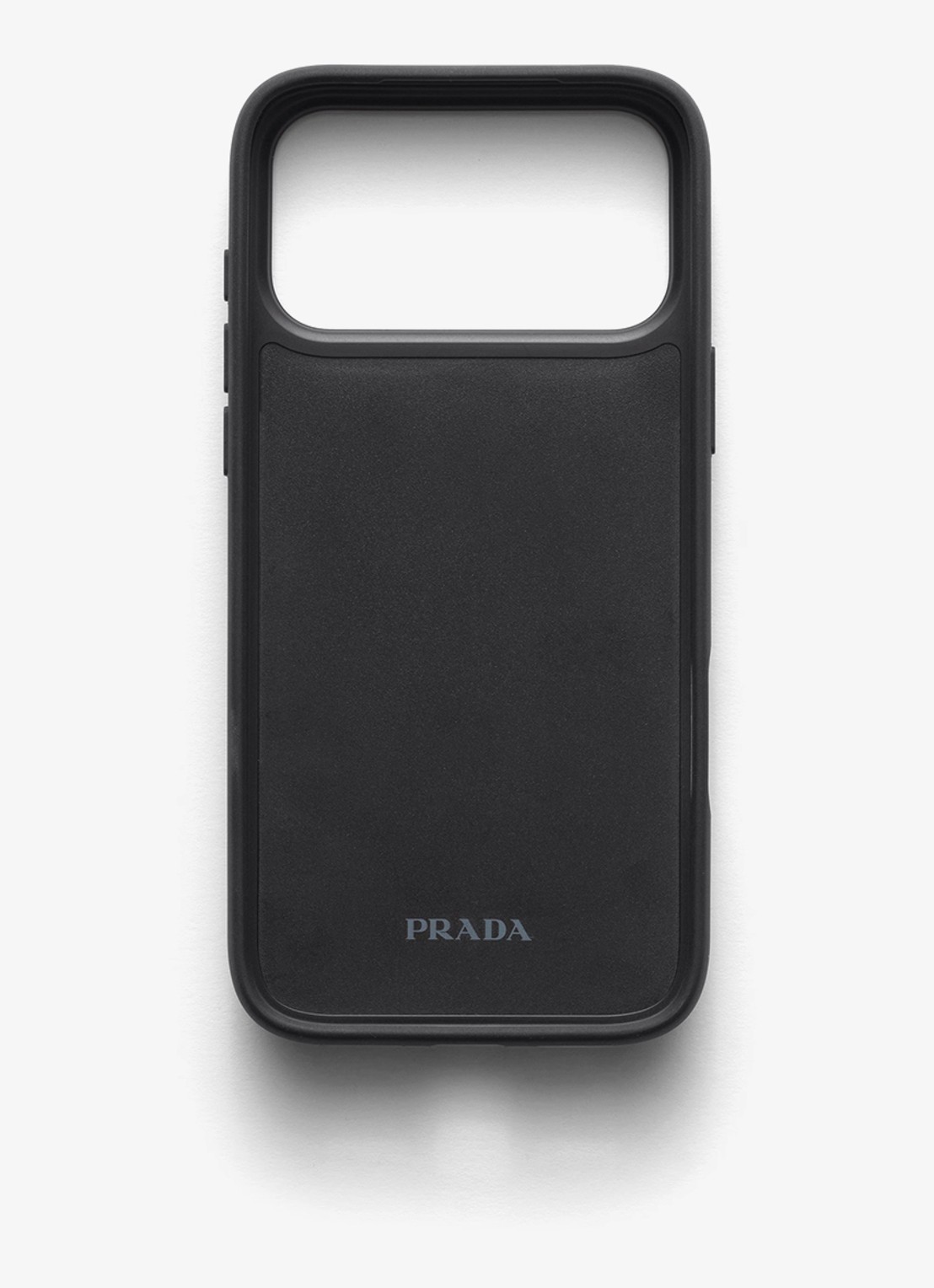 Prada Telefoonhoes van kalfsleer voor iPhone 17 Pro - achterkant 3 zwart