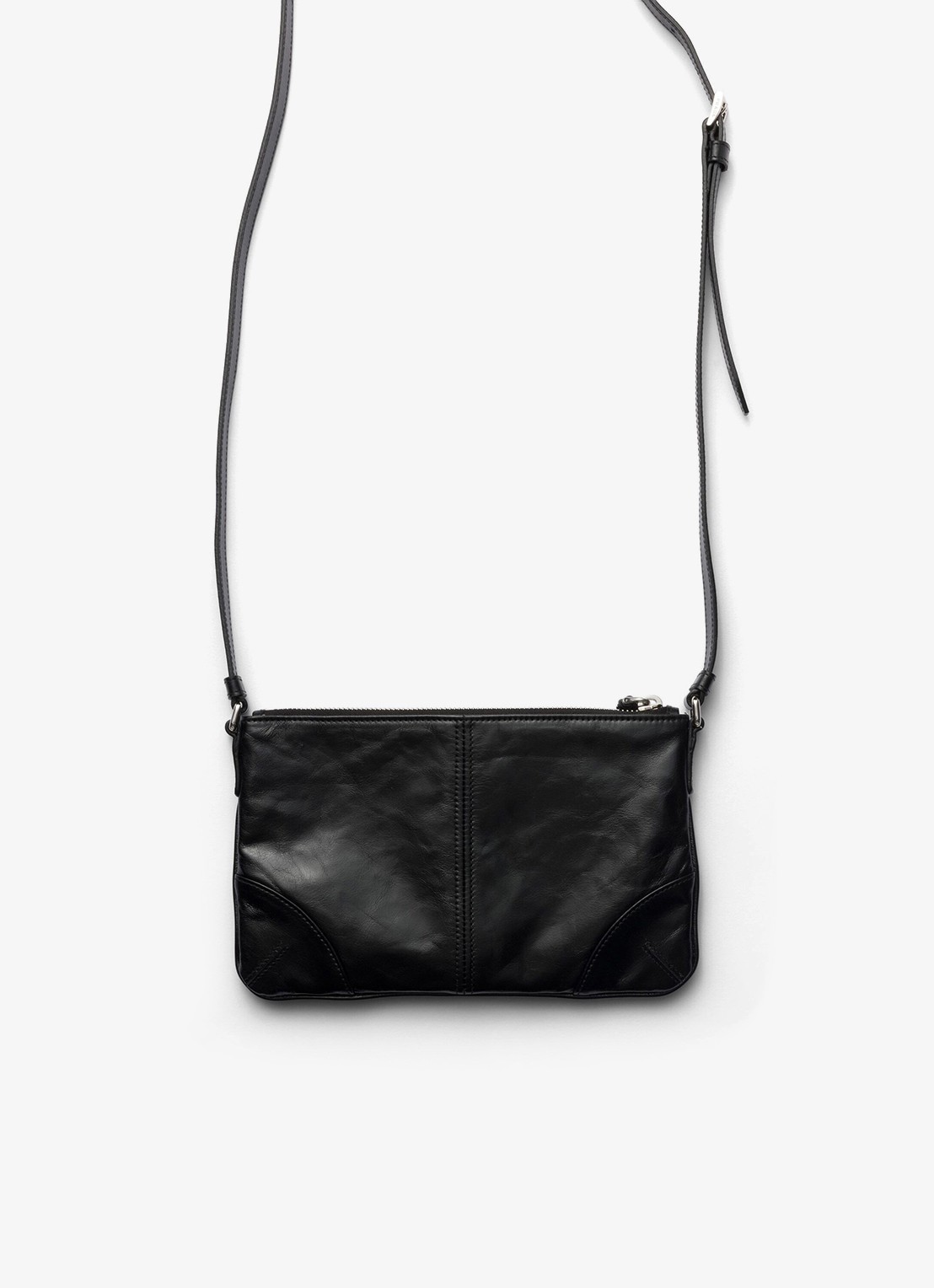 Prada Telefoonhoesje van kalfsleer  - achterkant 4 zwart