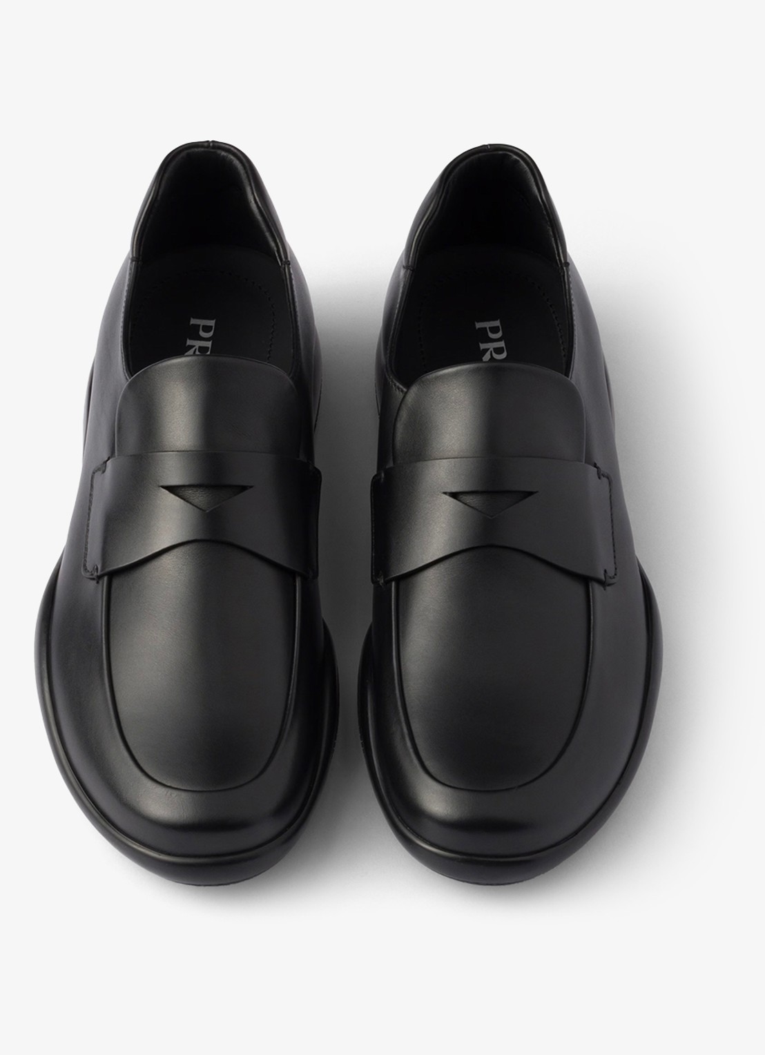Prada Toblach loafer van kalfsleer - detail 3 zwart
