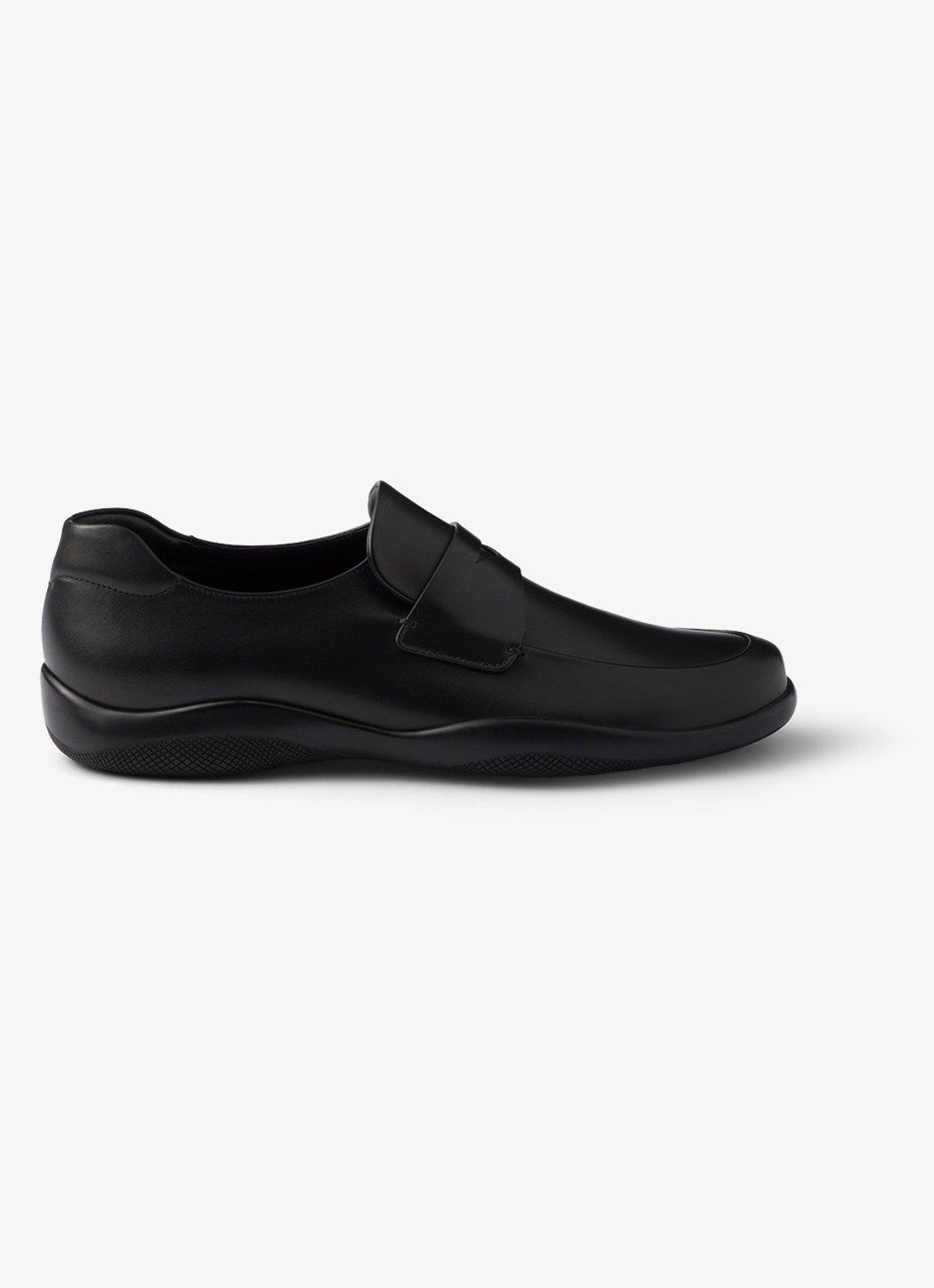 Prada Toblach loafer van kalfsleer - voorkant 5 zwart