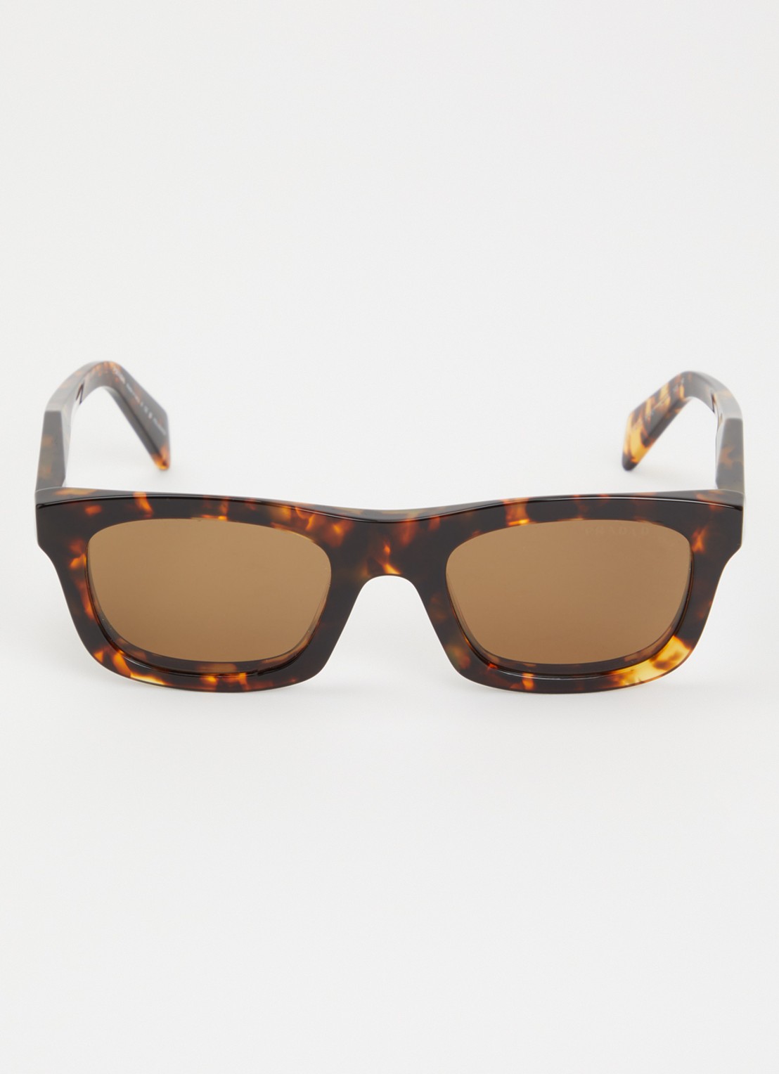 Prada Wayfarer zonnebril gepolariseerd PR C06S - detail 2 bruin