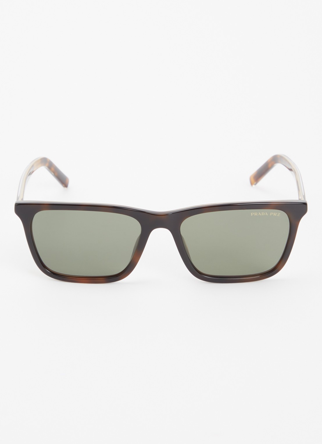 Prada Wayfarer zonnebril gepolariseerd PR D19S - detail donkerbruin