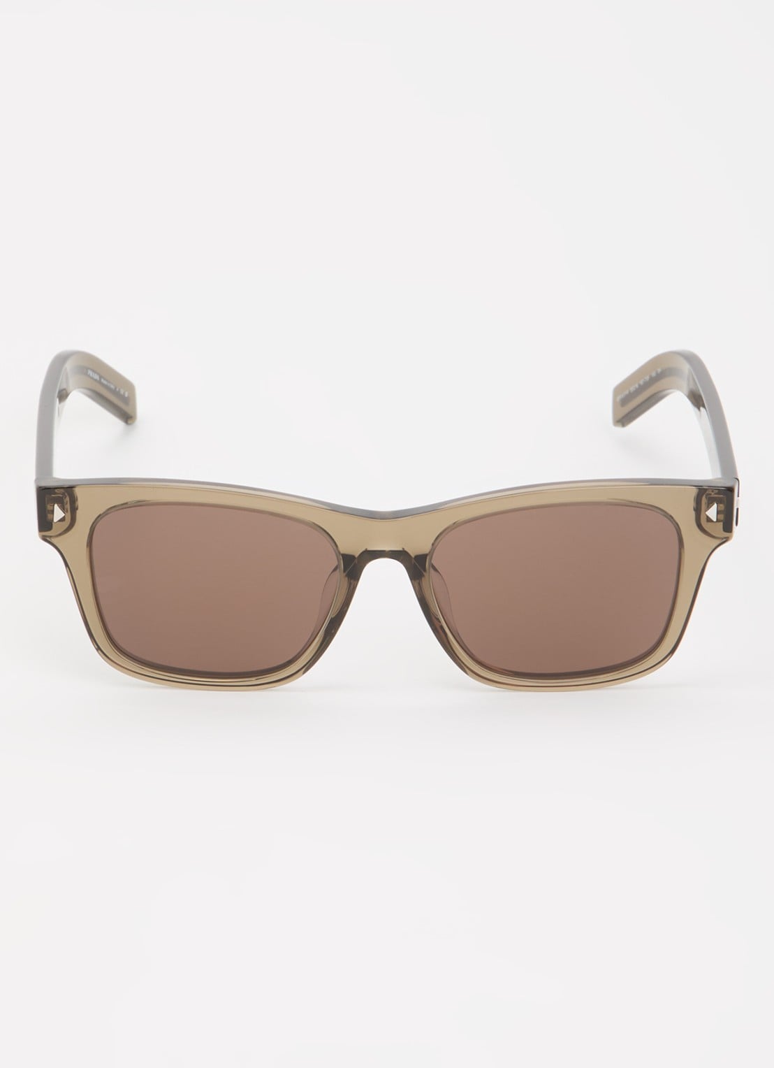 Prada Wayfarer zonnebril PR A17SF - detail bronsgroen