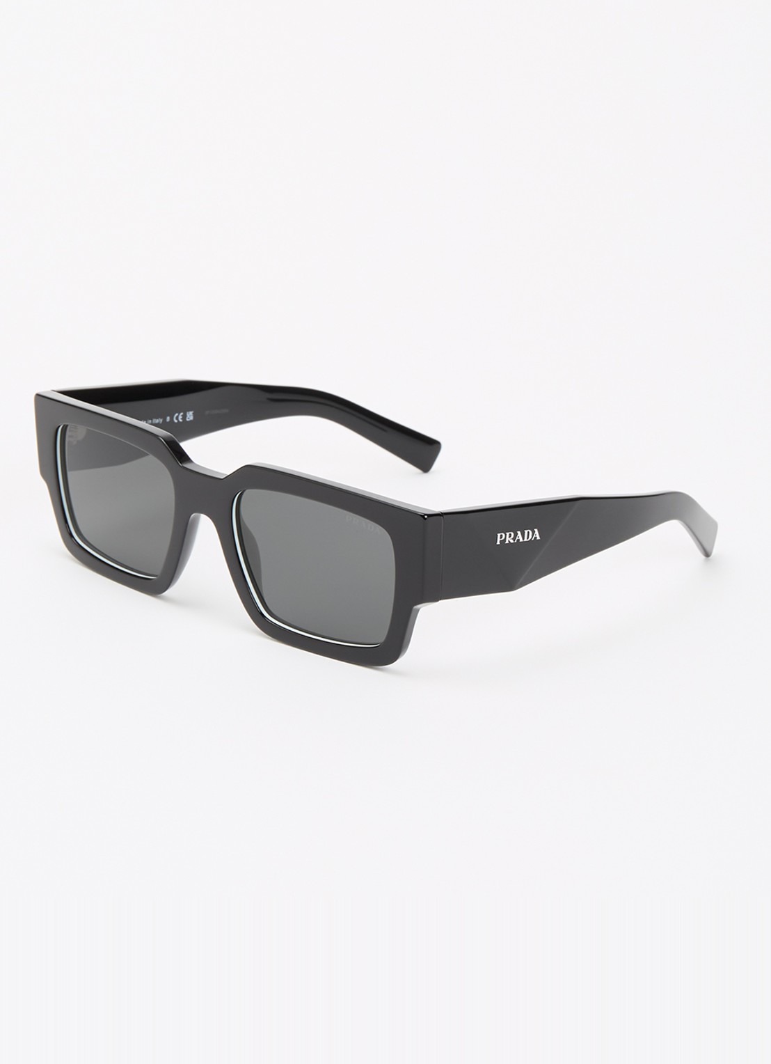 Prada Wayfarer zonnebril PR B17S - voorkant 4 zwart