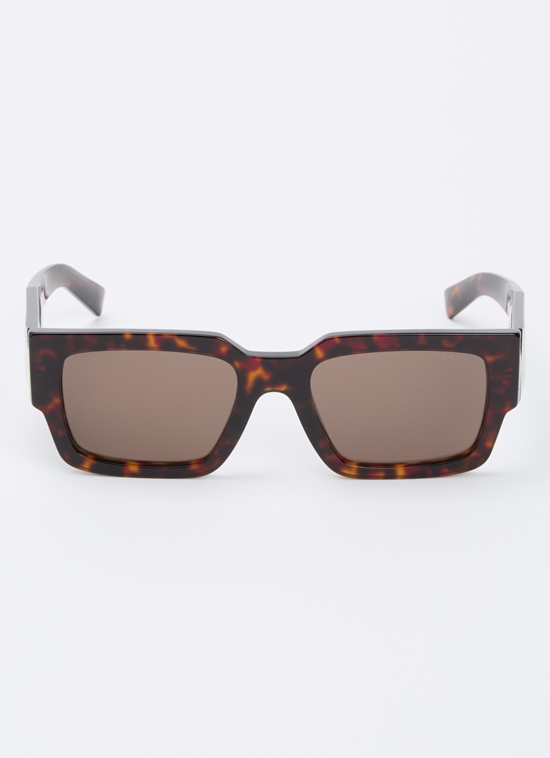 Prada Wayfarer zonnebril PR B17S - detail donkerbruin