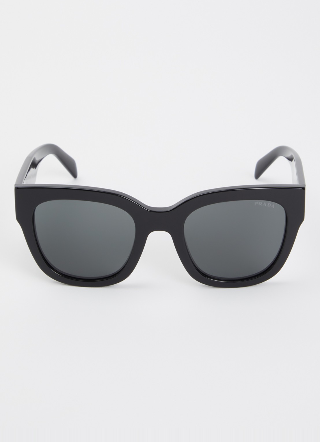 Prada Wayfarer zonnebril PR C04S - detail 2 zwart