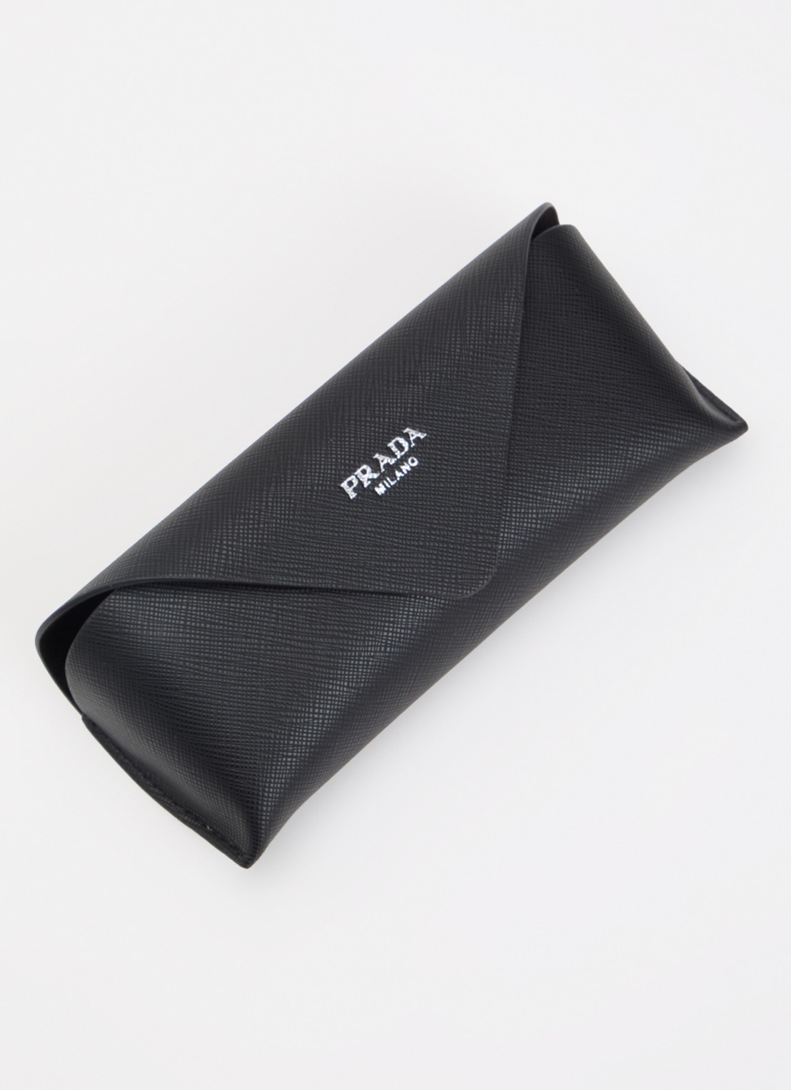 Prada Wayfarer zonnebril PR C08S - detail 3 zwart