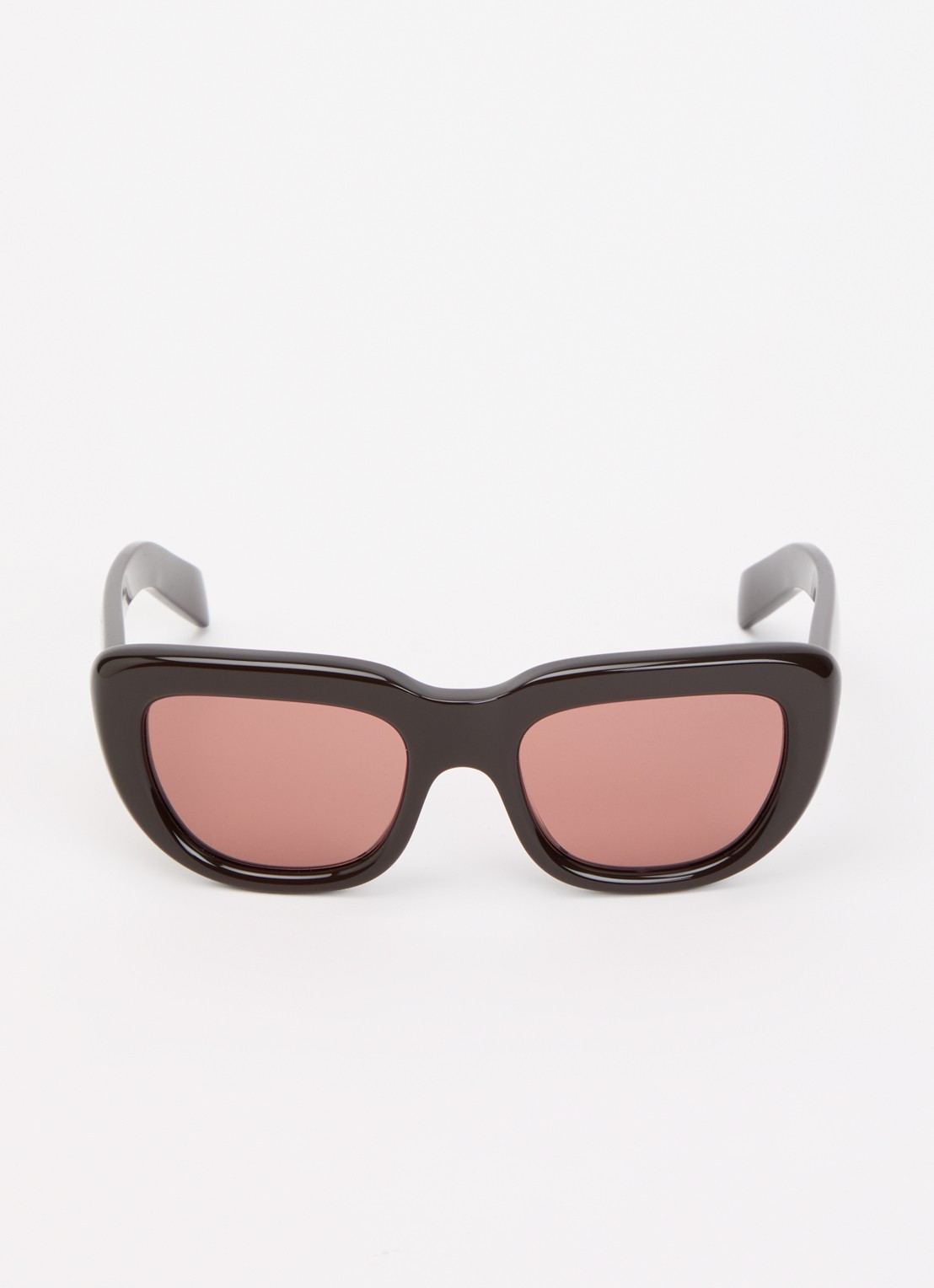 Prada Wayfarer zonnebril PR D07S - detail 2 donkerbruin