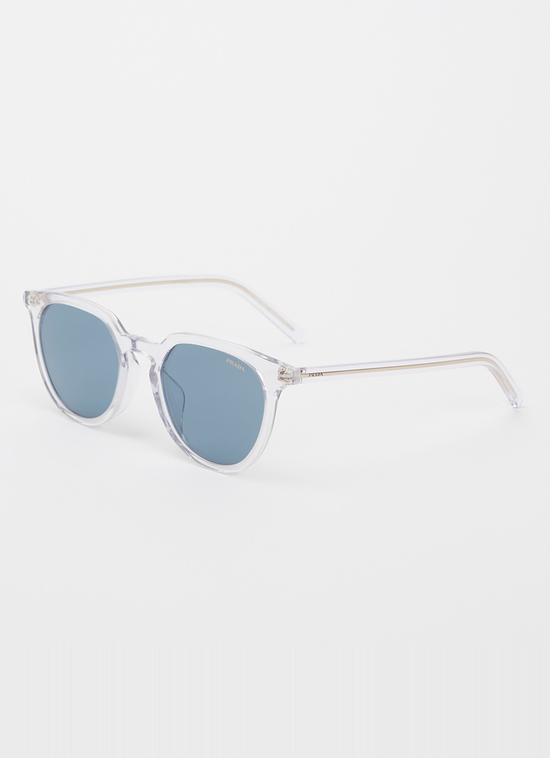 Prada Wayfarer zonnebril PR D15SD - voorkant transparant