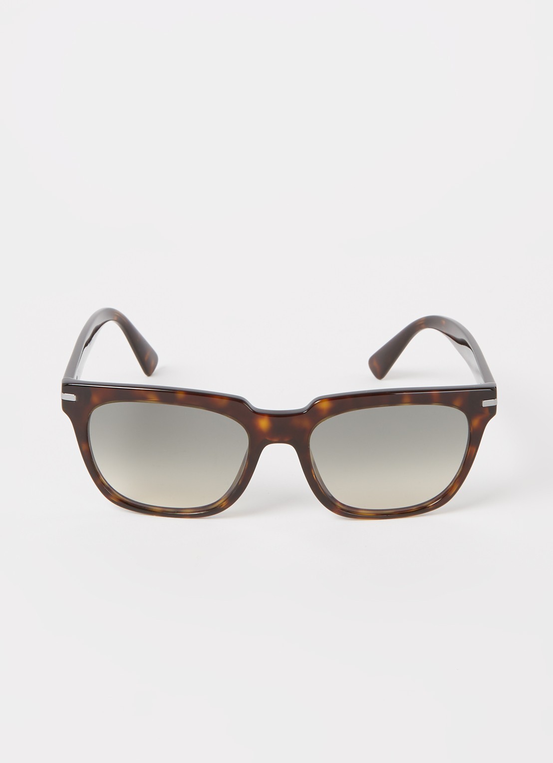 Prada Wayfarer zonnebril PR04YS - voorkant 4 donkerbruin
