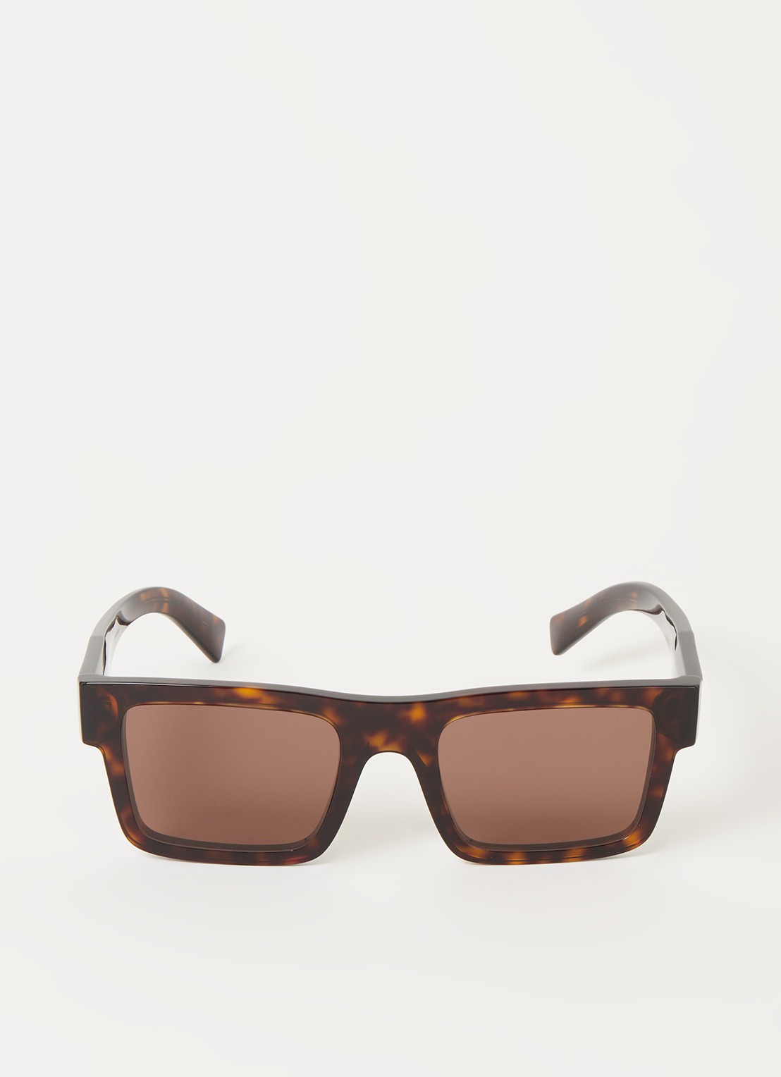 Prada Wayfarer zonnebril PR19WS - voorkant 2 donkerbruin