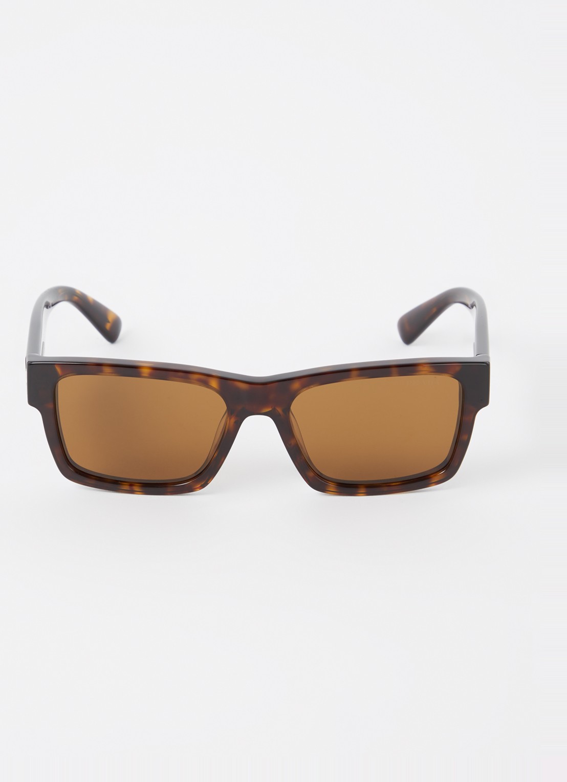 Prada Wayfarer zonnebril PR25ZS - detail donkerbruin