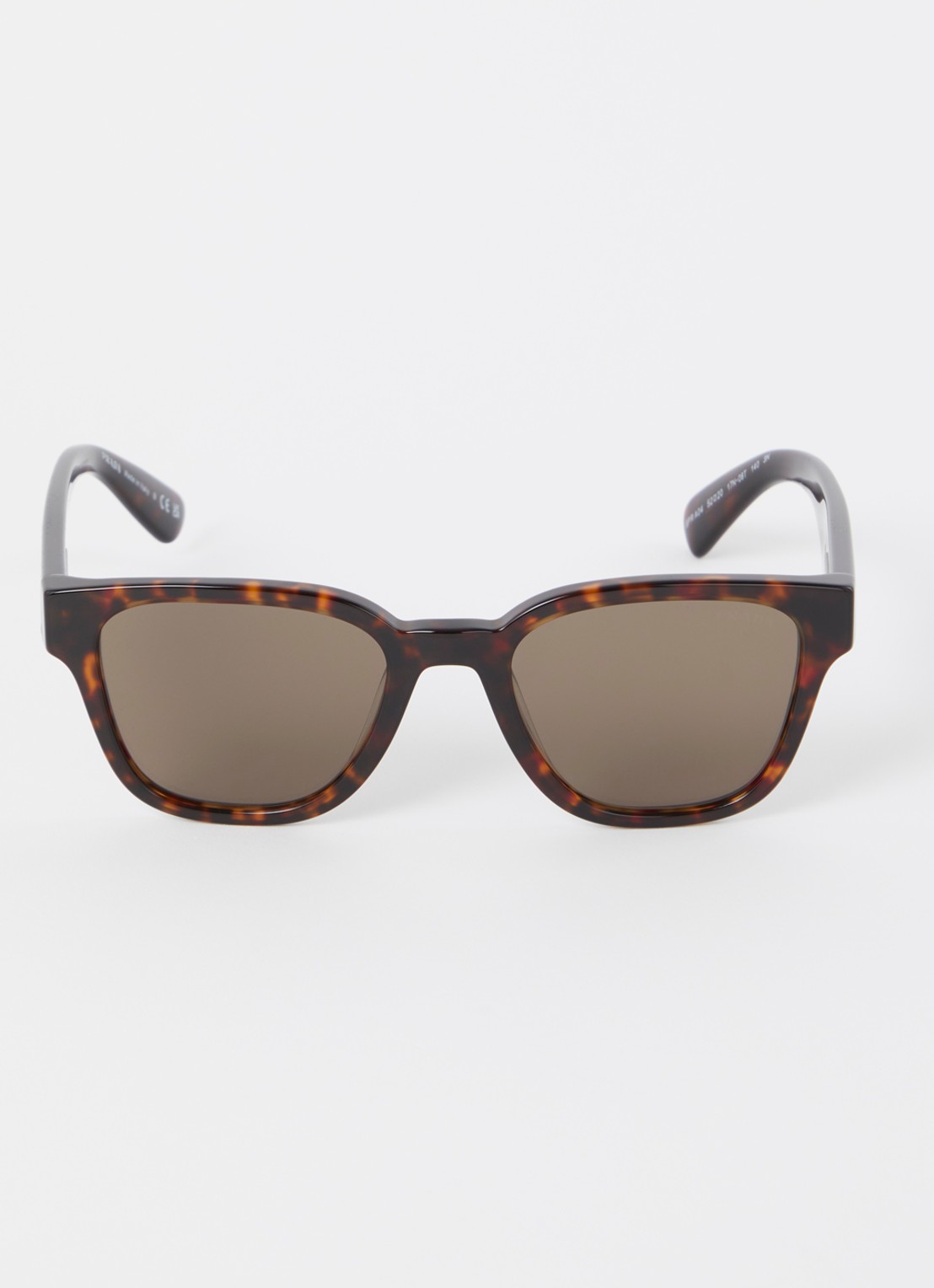 Prada Wayfarer zonnebril PRA04S  - detail 2 donkerbruin