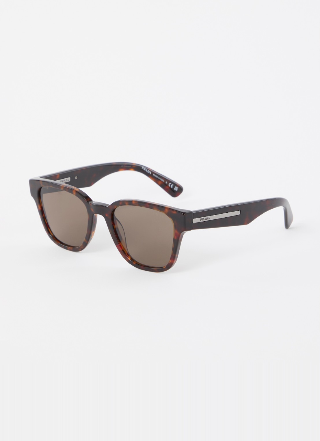 Prada Wayfarer zonnebril PRA04S  - voorkant donkerbruin