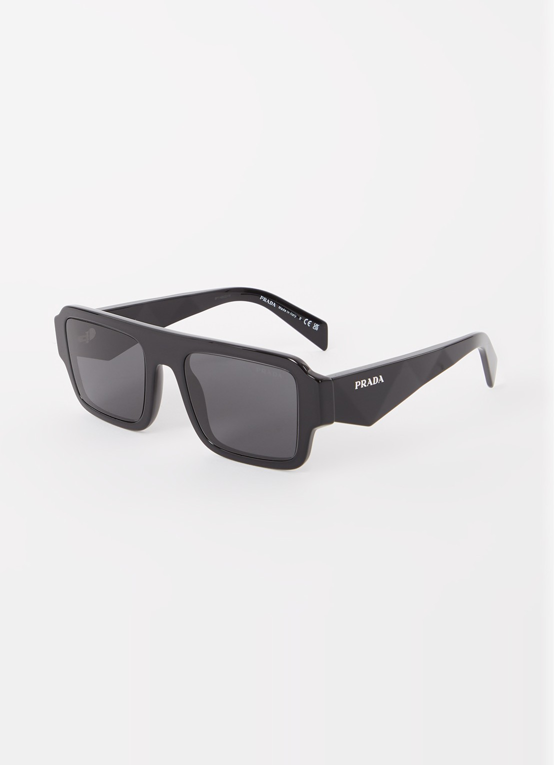 Prada Wayfarer zonnebril PRA05S - voorkant zwart