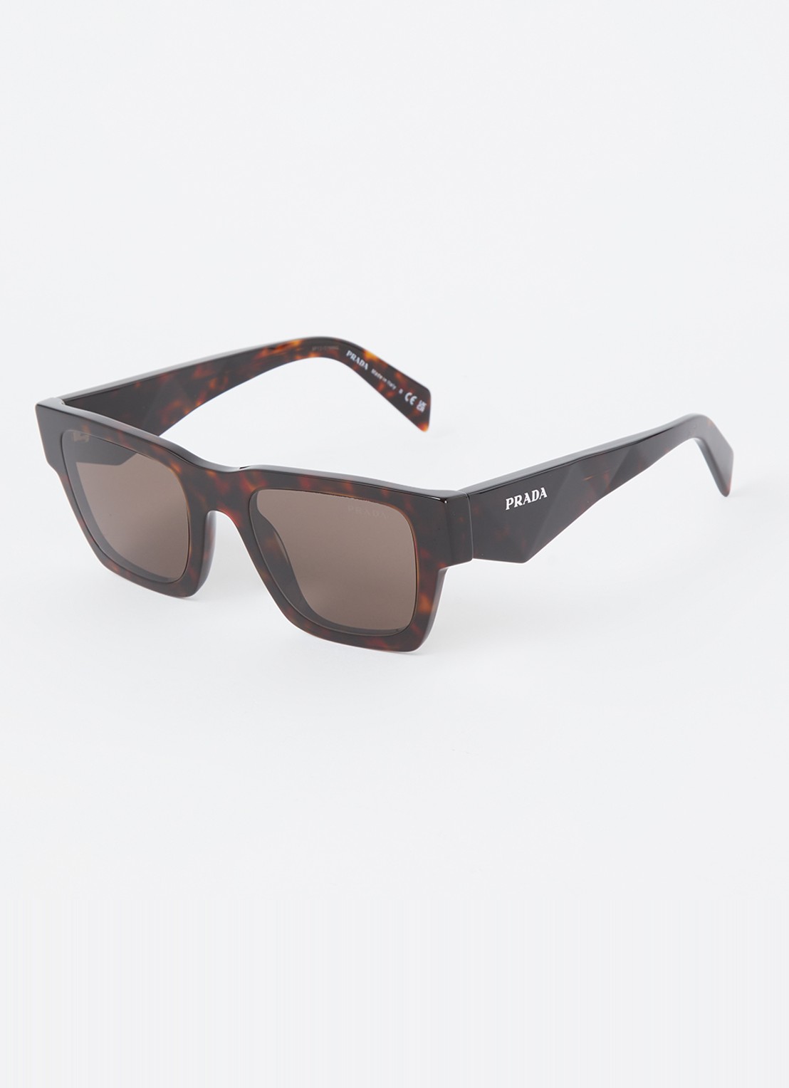 Prada Wayfarer zonnebril PRA06S - voorkant donkerbruin