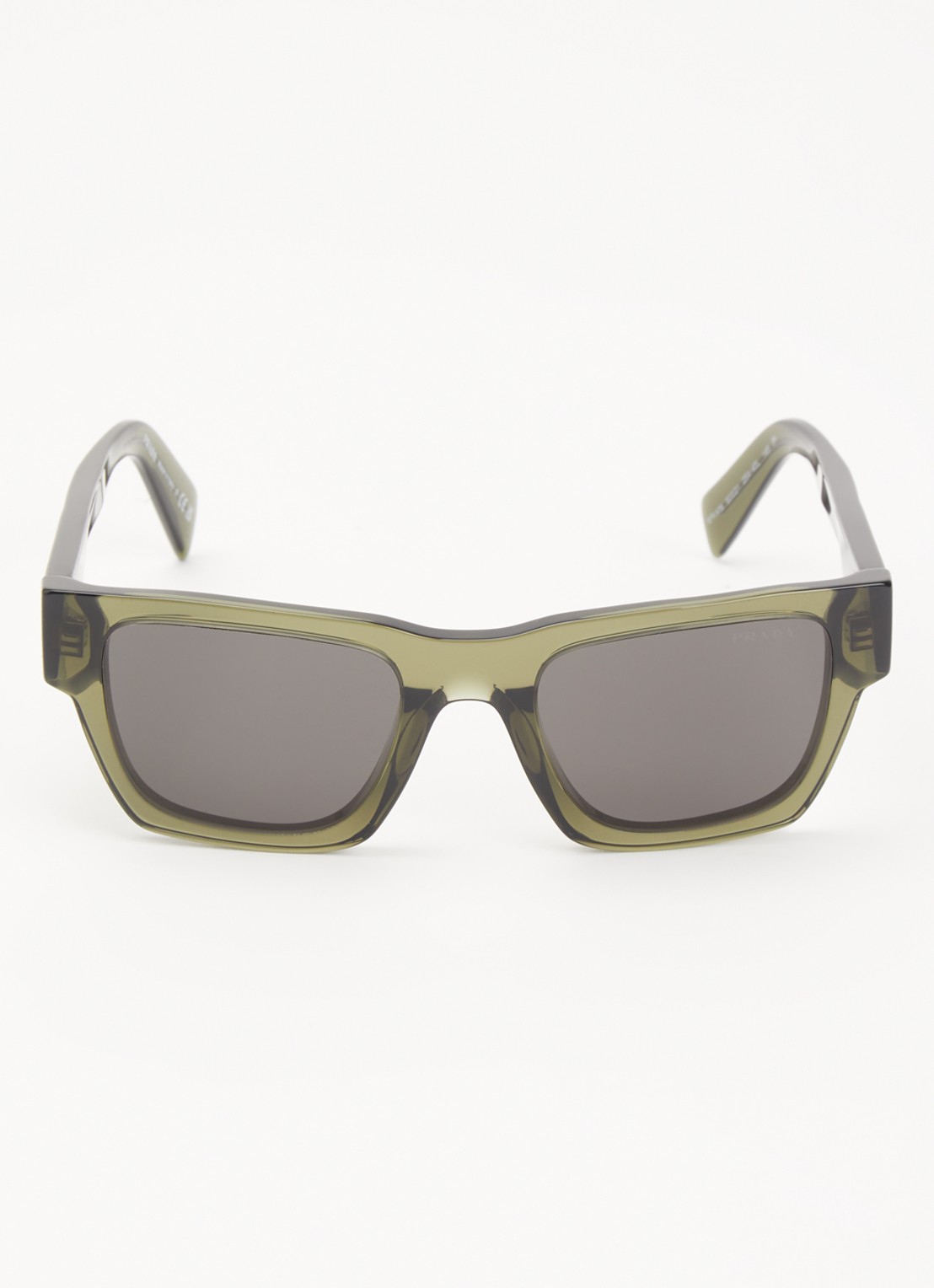 Prada Wayfarer zonnebril PRA06S - detail mosgroen