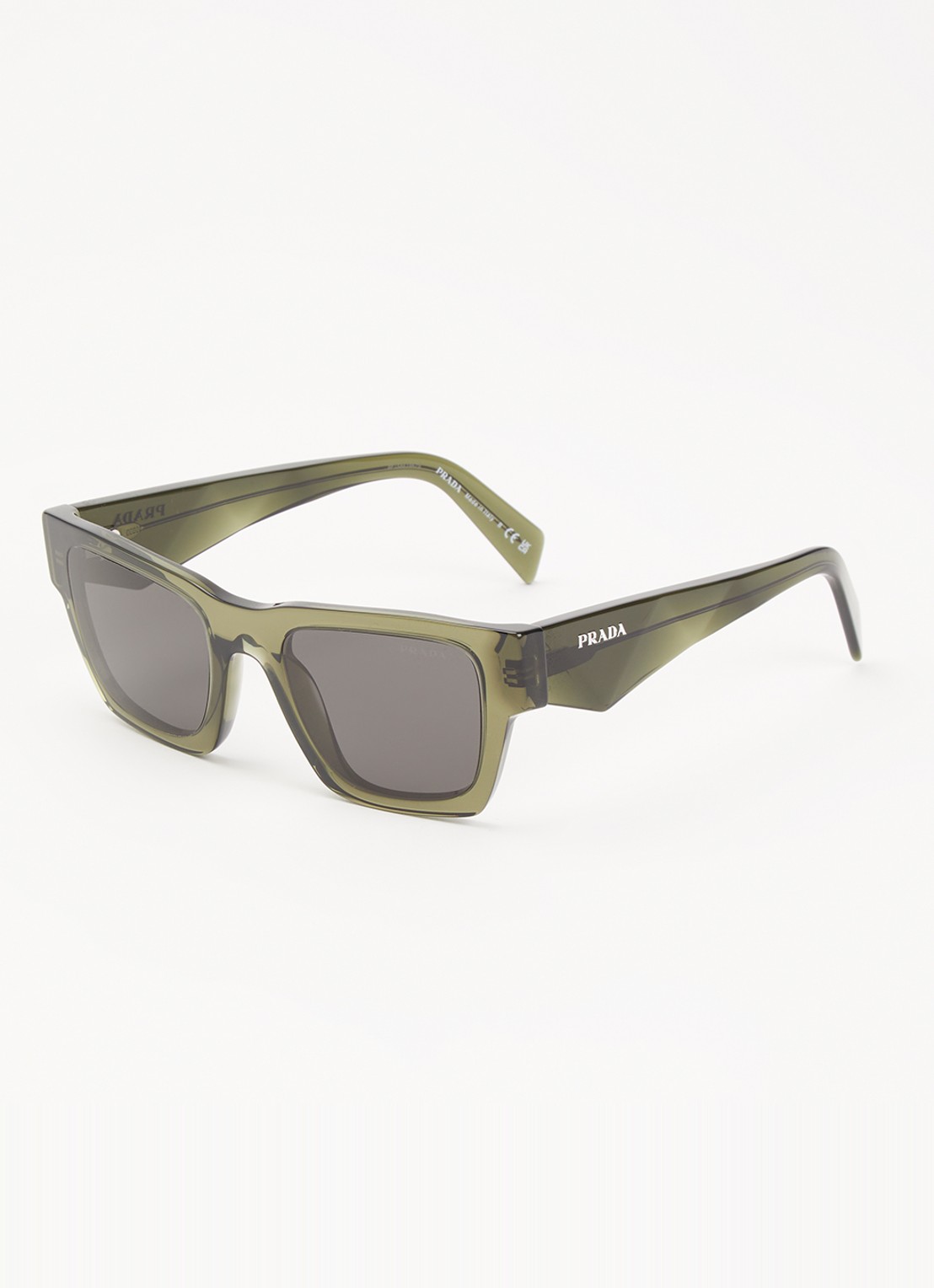 Prada Wayfarer zonnebril PRA06S - voorkant 4 mosgroen