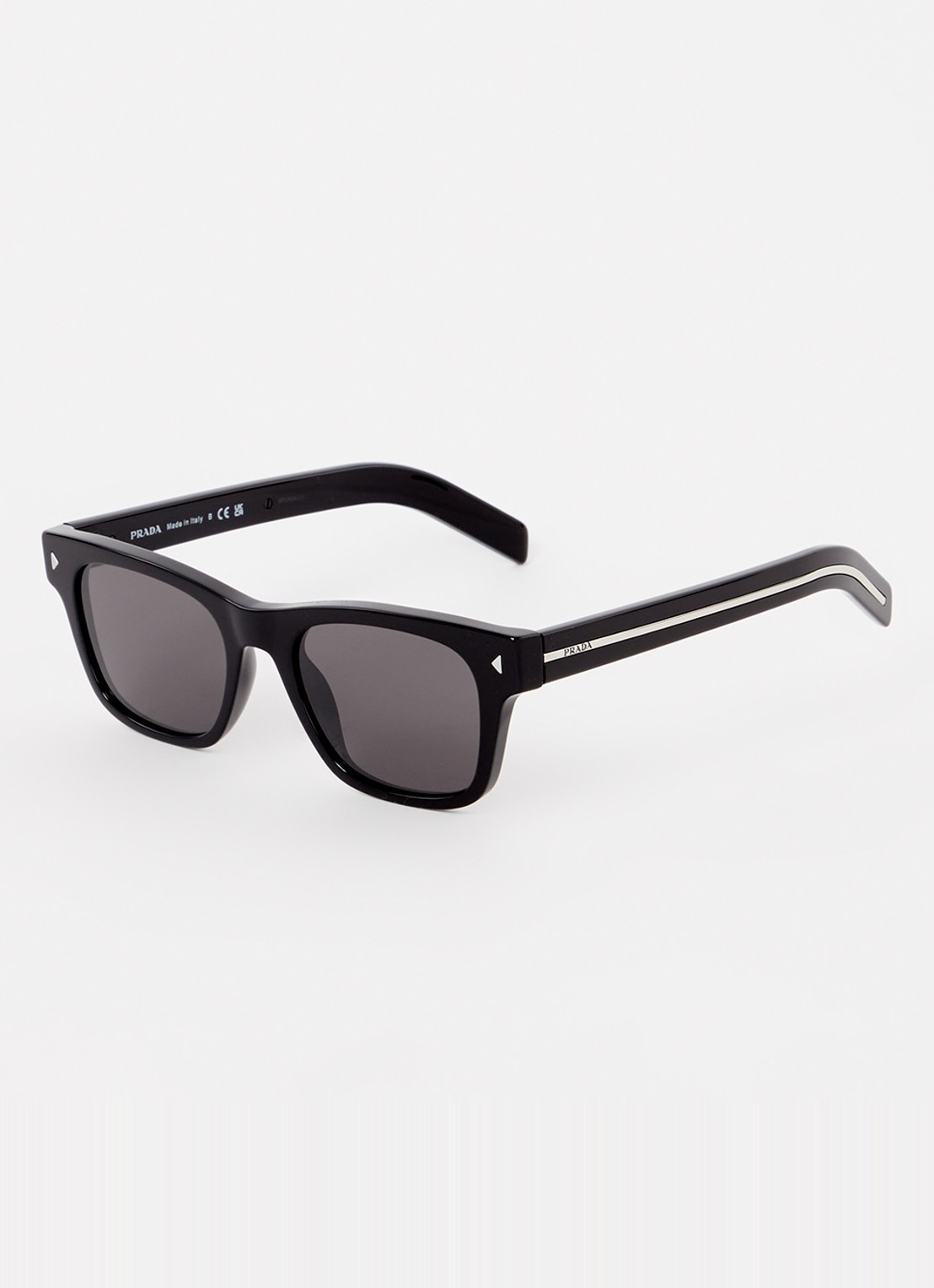 Prada Wayfarer zonnebril PRA17S - voorkant 4 zwart