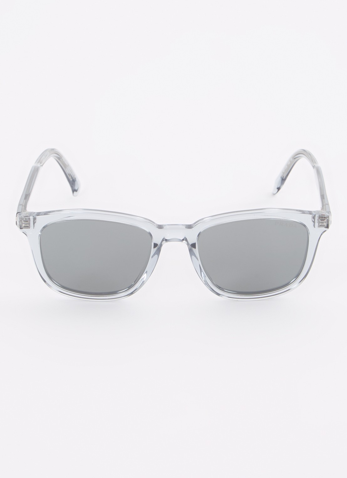 Prada Wayfarer zonnebril PRA21S - detail 3 grijs