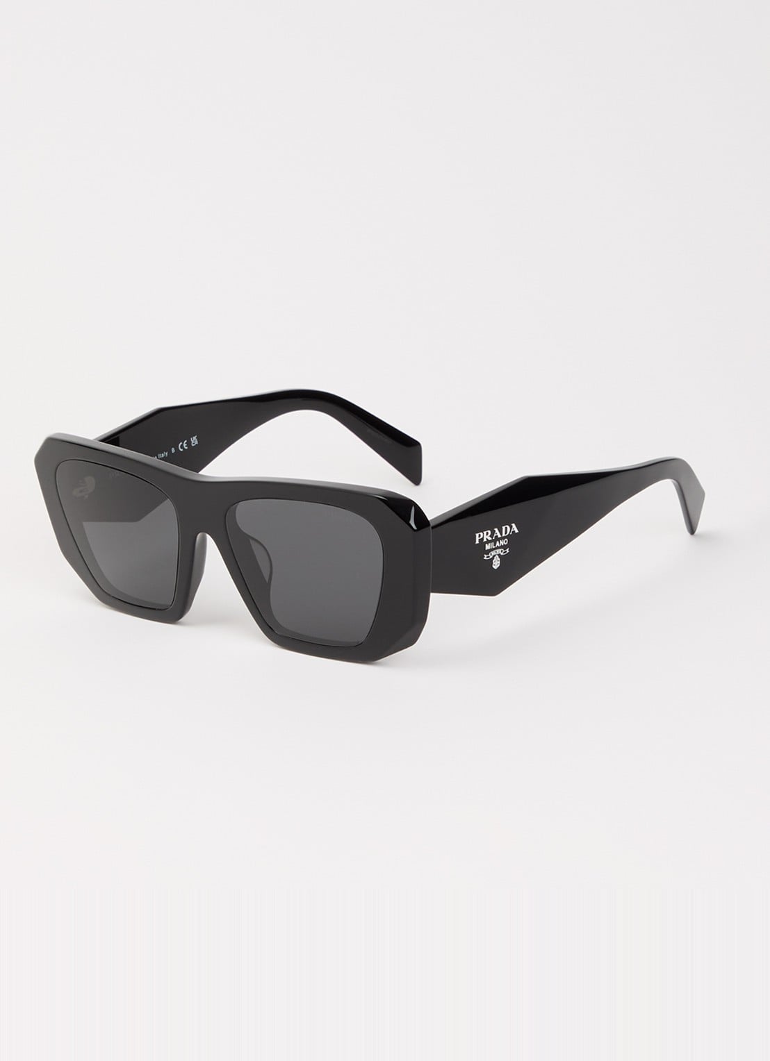 Prada Wayfarer zonnebril PRB18SF - voorkant 4 grijs