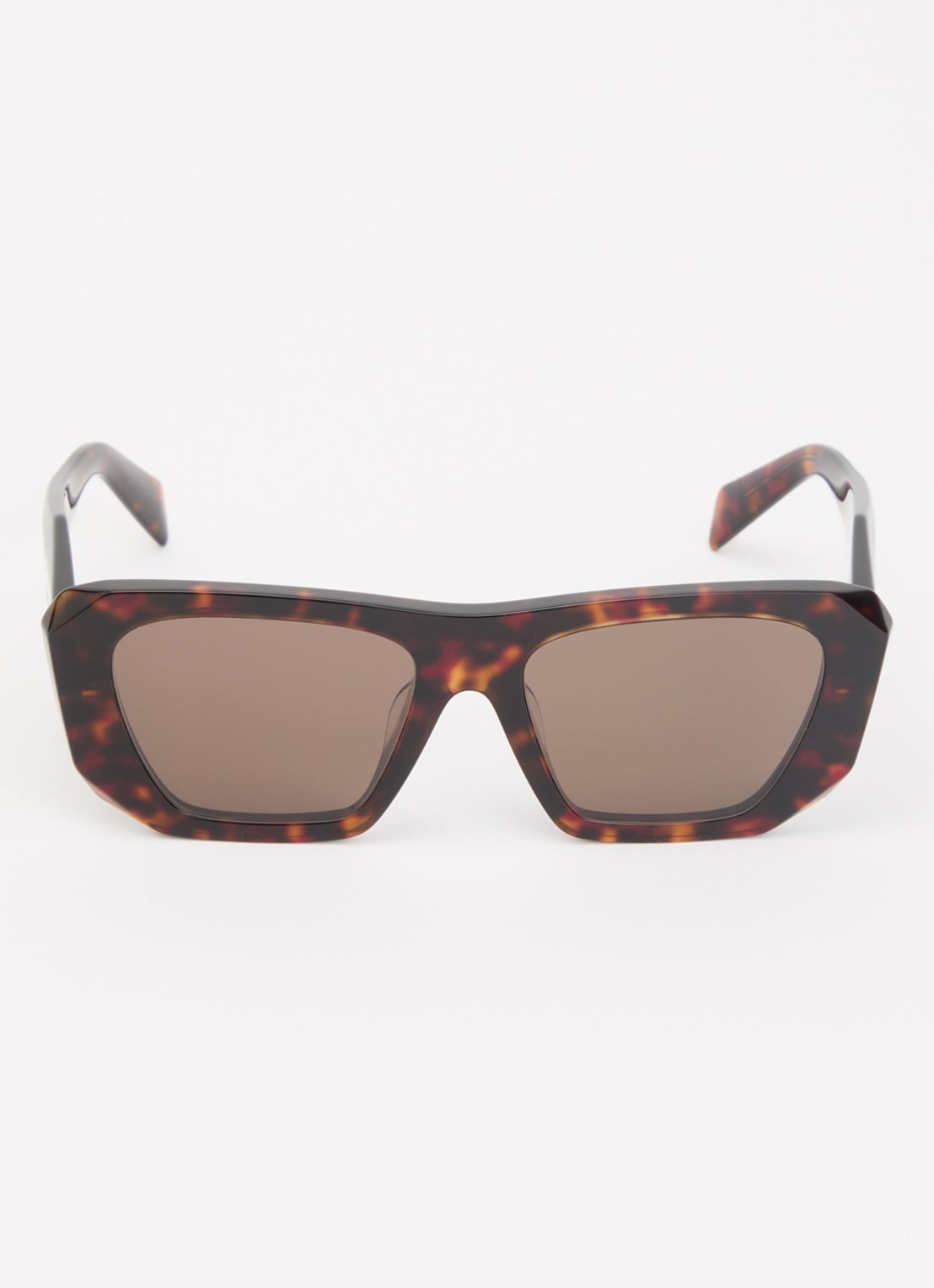 Prada Wayfarer zonnebril PRB18SF - detail 2 donkerbruin