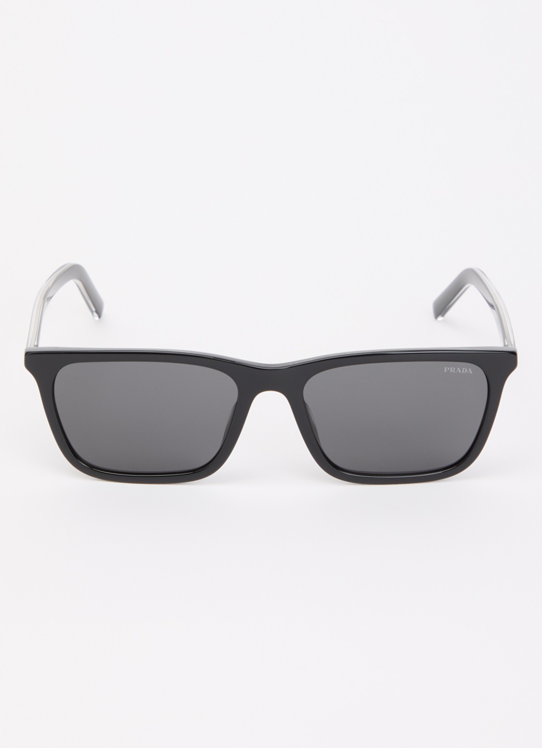 Prada Wayfarer zonnebril PRD19S - detail 2 zwart
