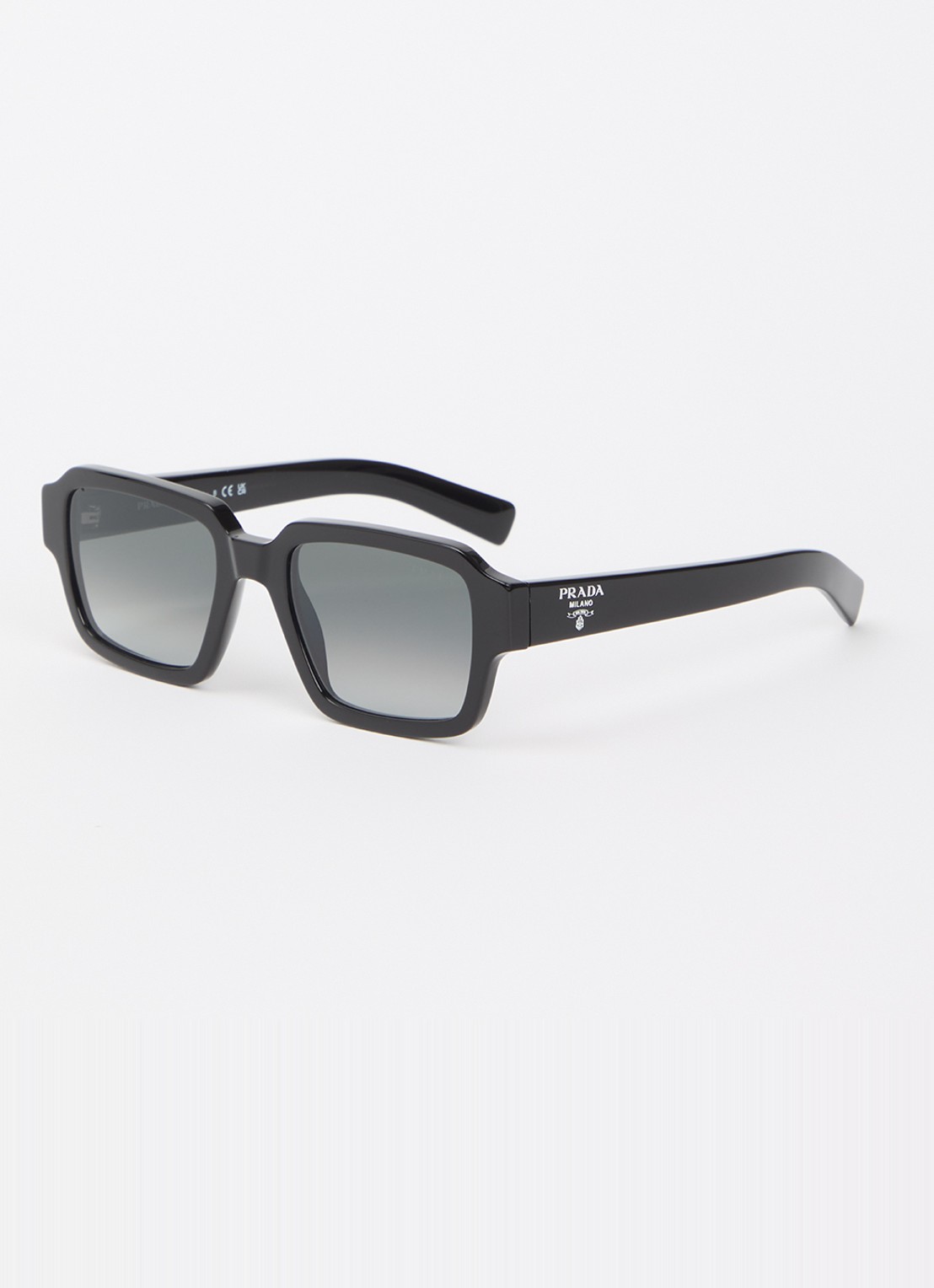 Prada Wayfarer zonnebril PS 02ZS - voorkant diepzwart