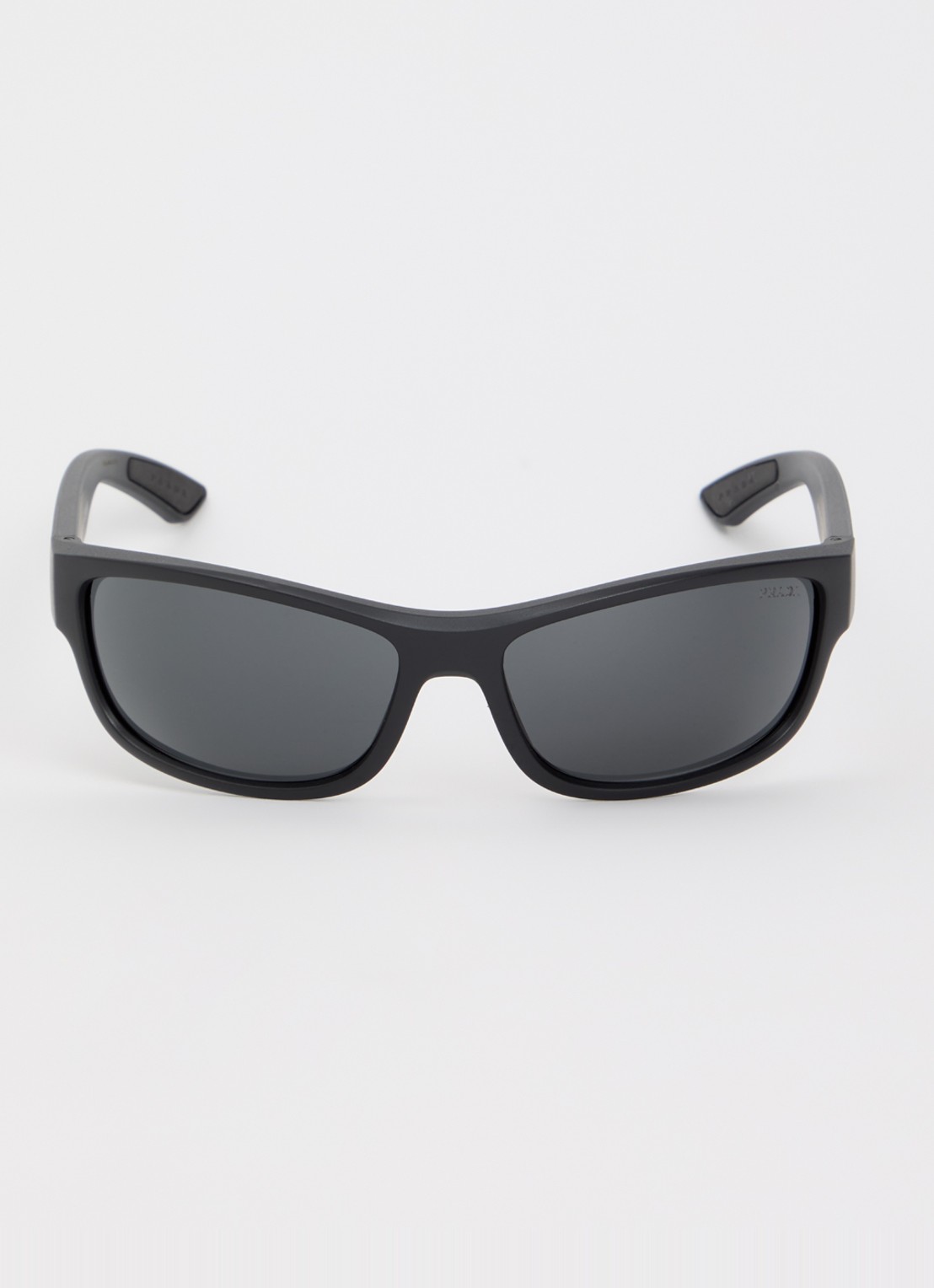 Prada Wayfarer zonnebril PSC04S - detail antraciet