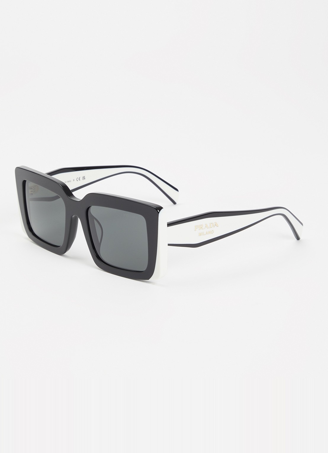 Prada Zonnebril PR D01S - voorkant zwart