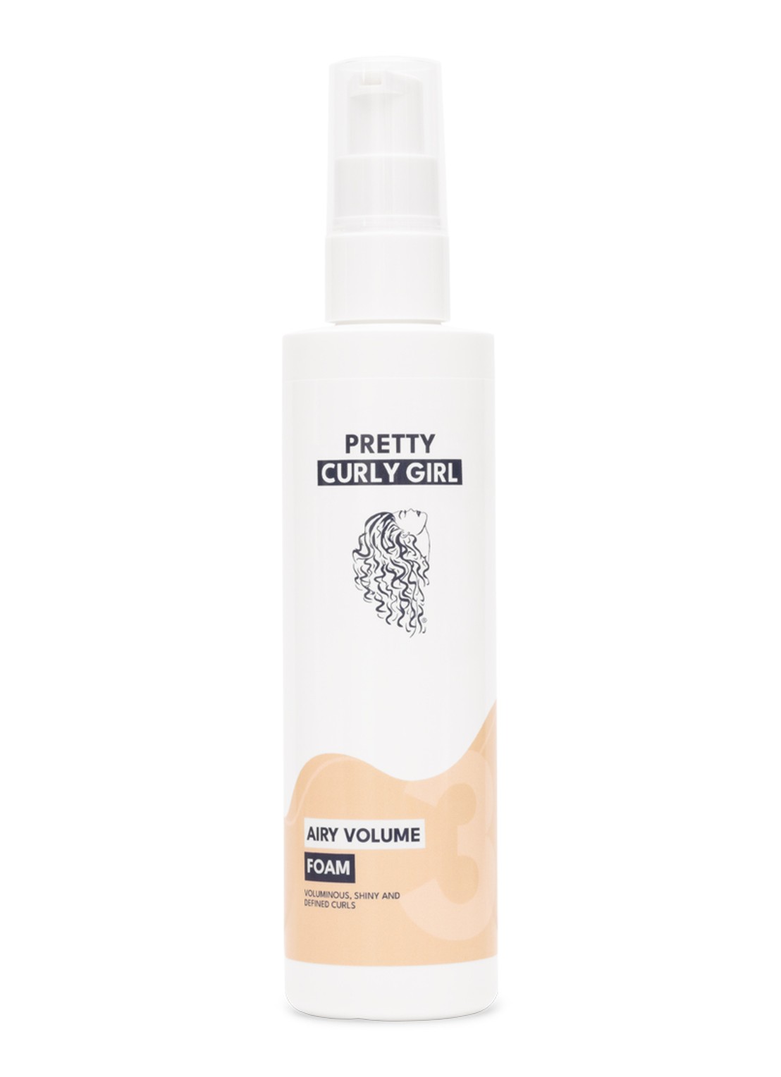 Pretty Curly Girl Airy Volume Foam - haarstyling - voorkant undefined