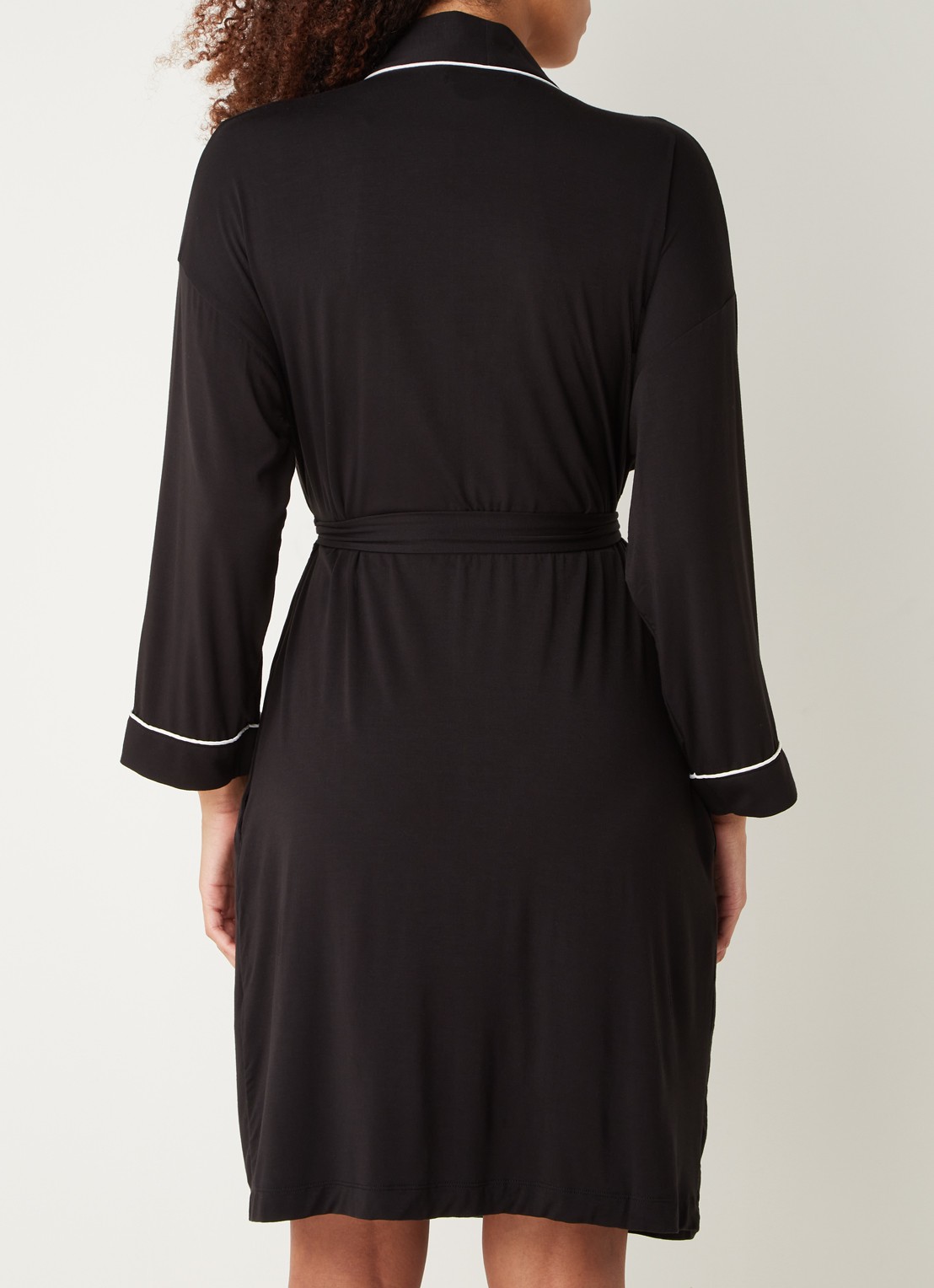 Pretty You Kimono met strikceintuur - achterkant zwart