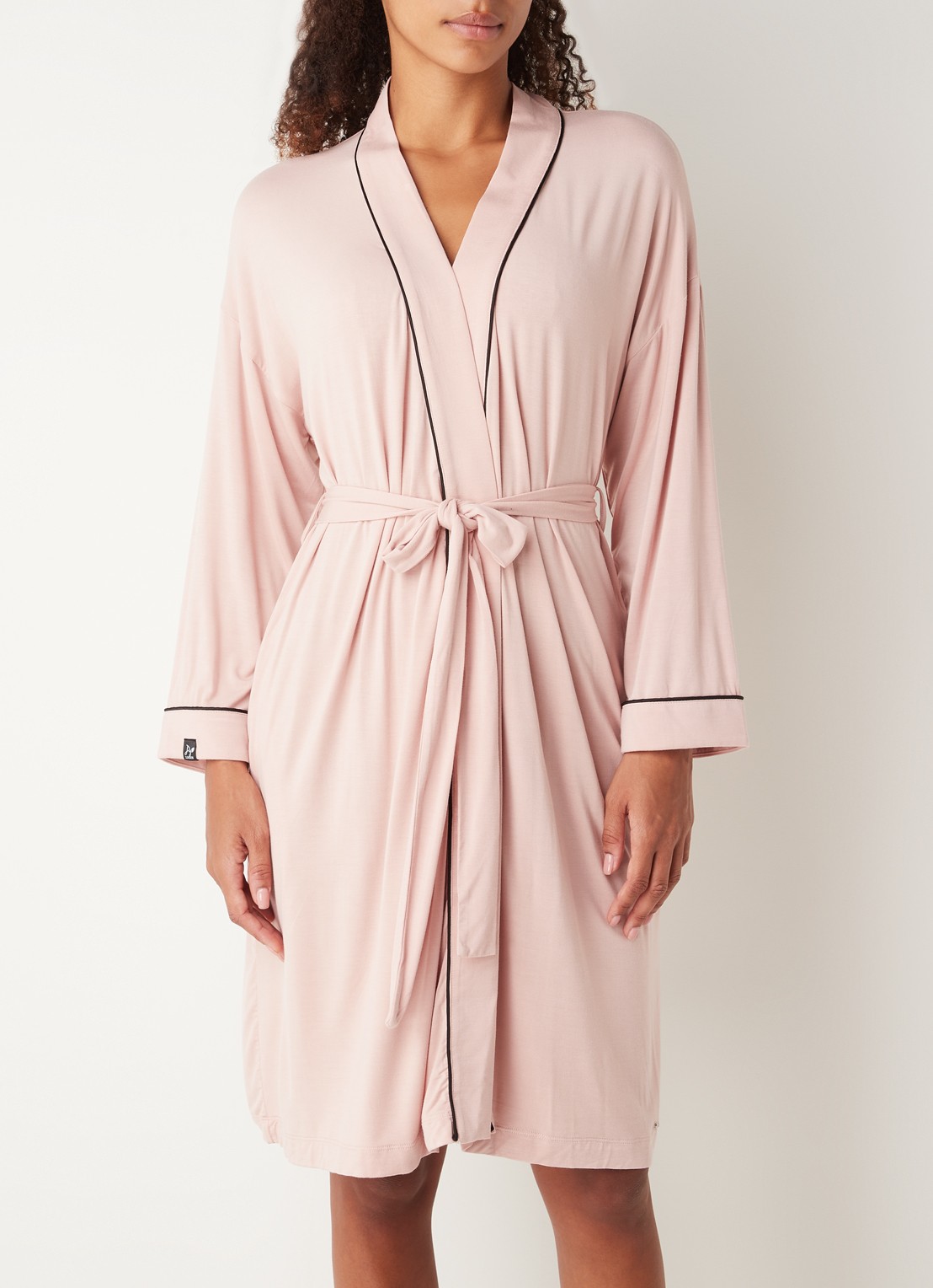 Pretty You Kimono met strikceintuur - detail roze