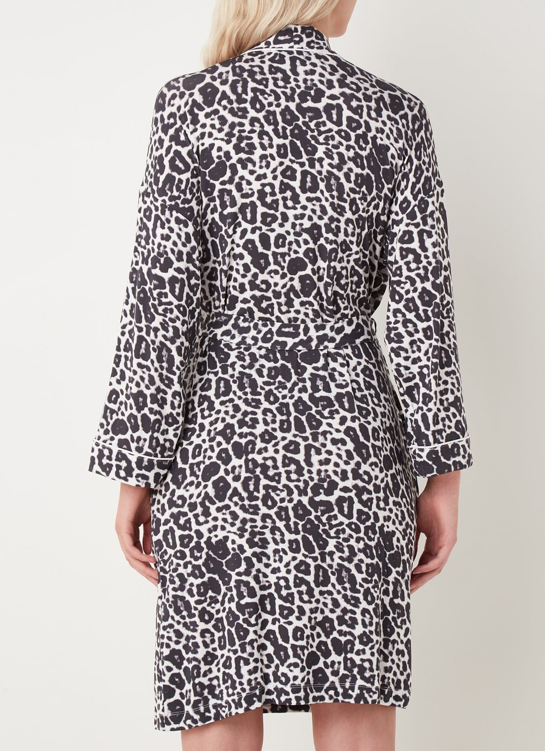 Pretty You Kimono met strikceintuur - achterkant 4 antraciet