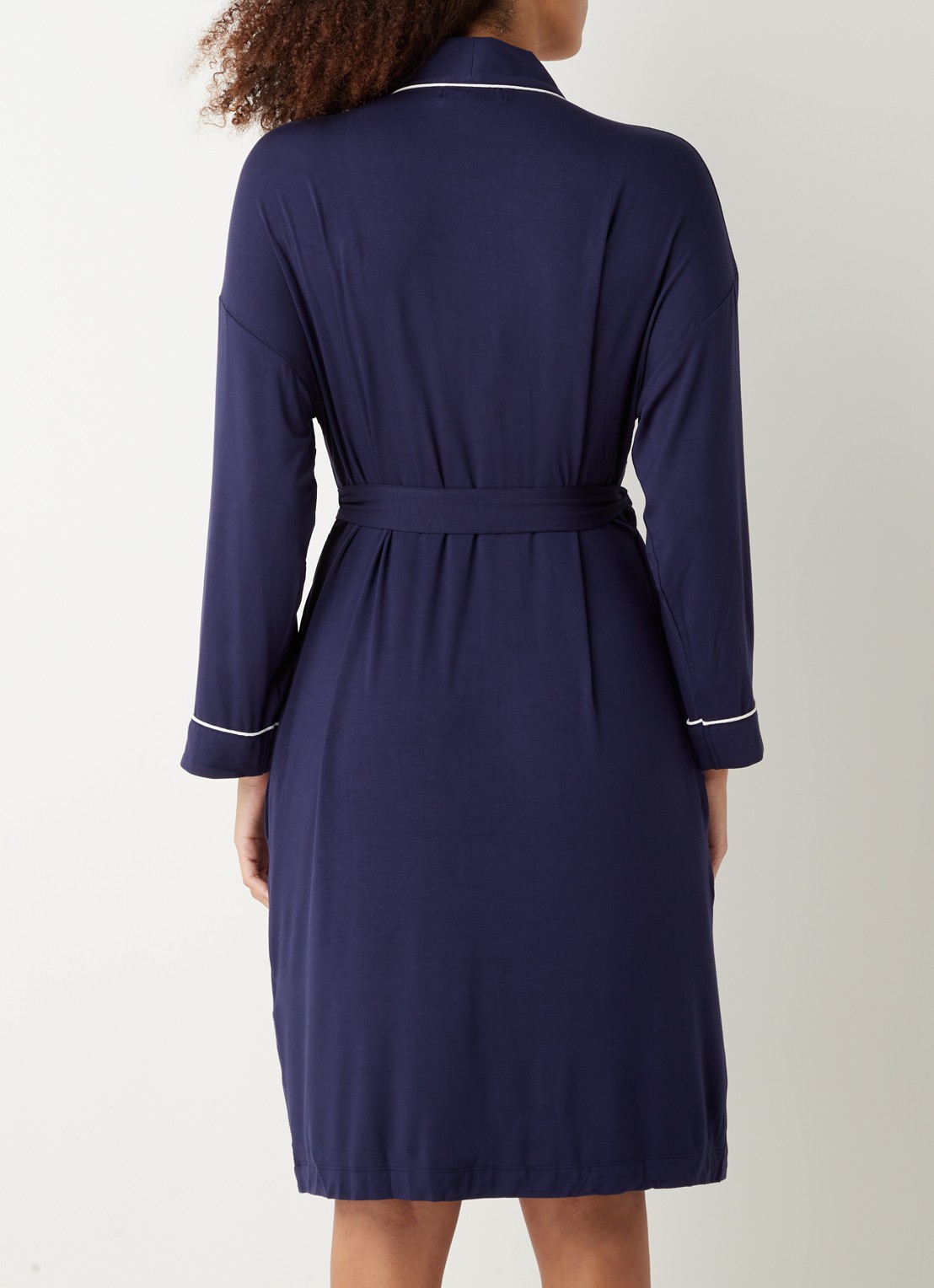 Pretty You Kimono met strikceintuur - achterkant 2 royalblauw