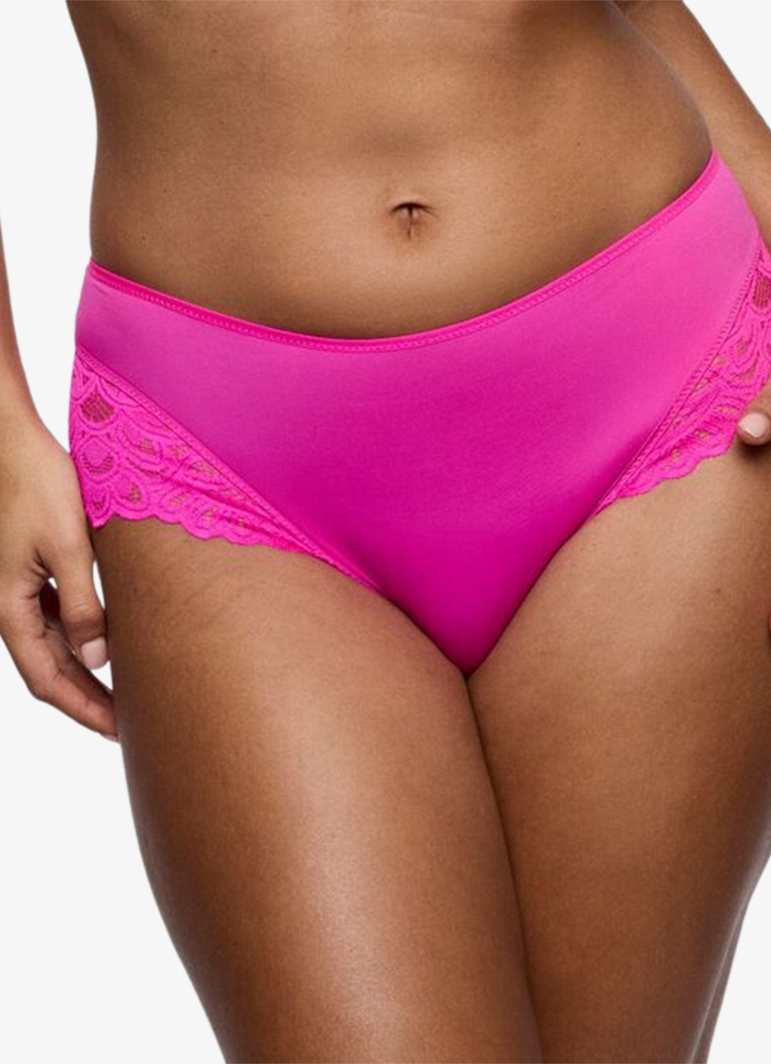 PrimaDonna Dear Night slip met kant - detail 2 fuchsia