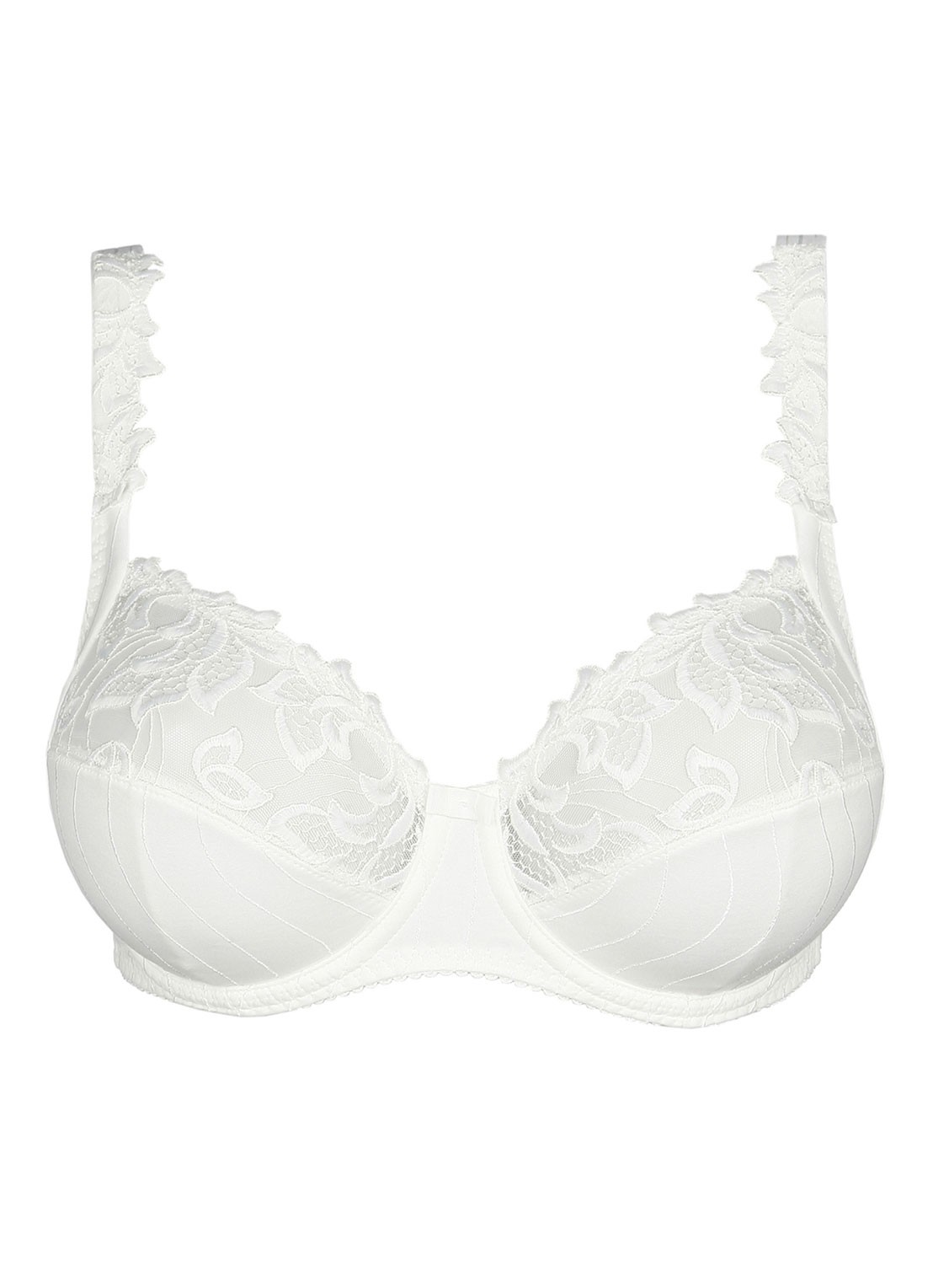 PrimaDonna Deauville beugel bh met borduring - voorkant 9 wit