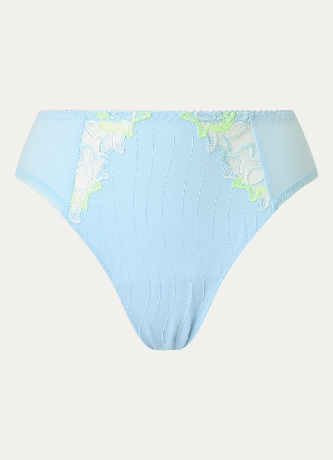 PrimaDonna Deauville slip met kant - voorkant 4 lichtblauw