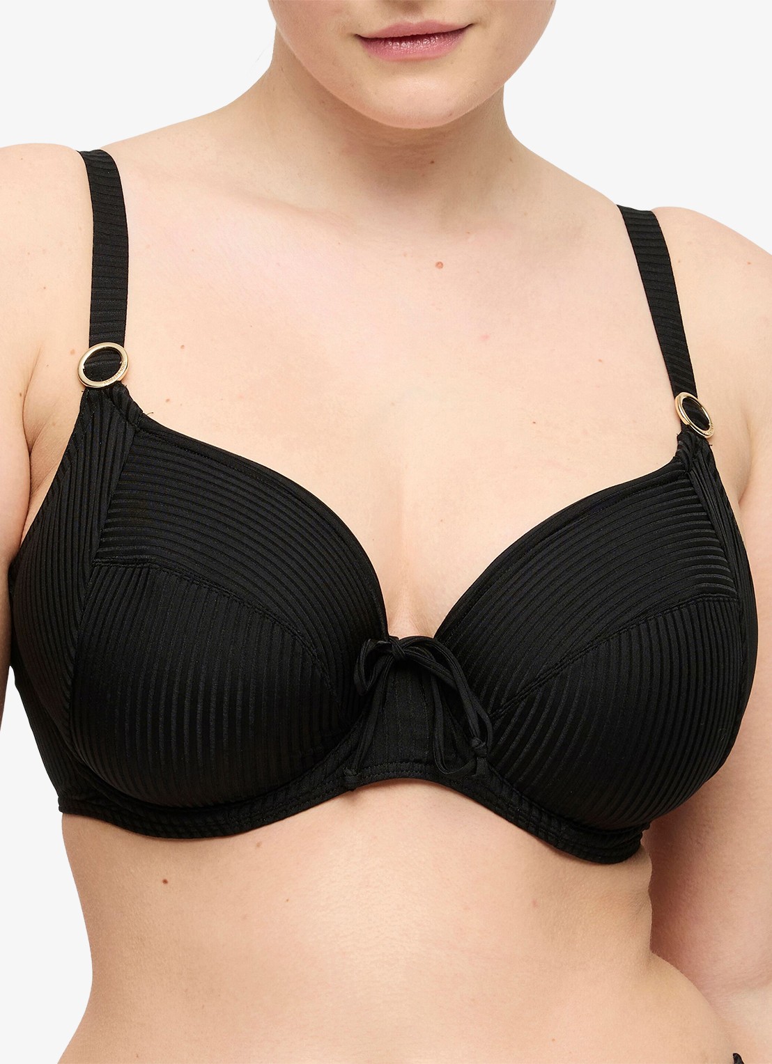 PrimaDonna Delray balconette bikinitop met structuur - detail 4 zwart