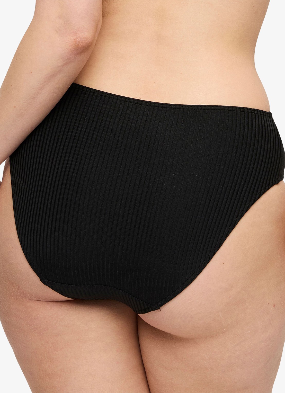 PrimaDonna Delray hipster bikinislip met structuur - achterkant 4 zwart