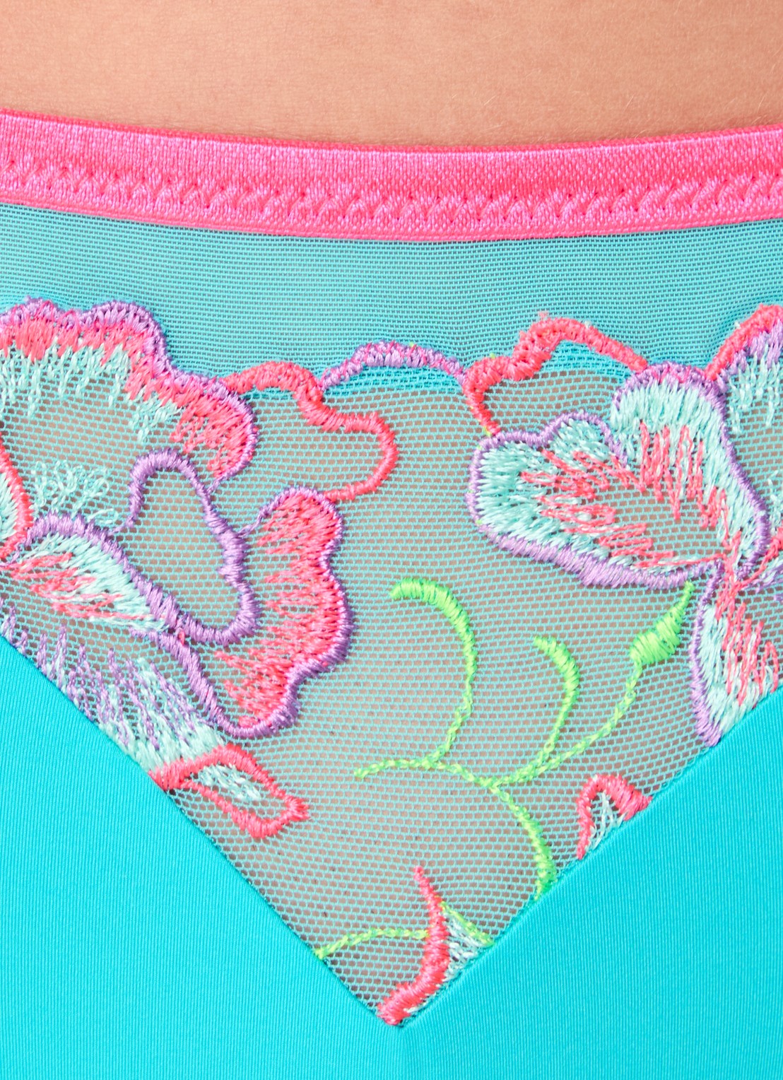PrimaDonna Devdaha string met kant - detail 5 turquoise