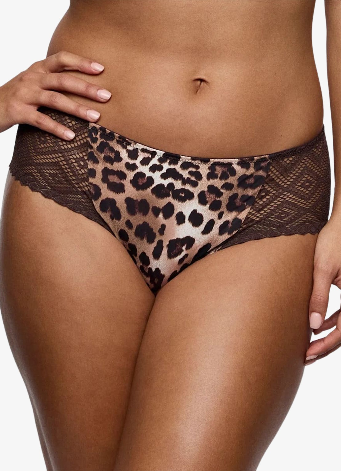 PrimaDonna Giganni hipster met panterprint - detail 2 bruin