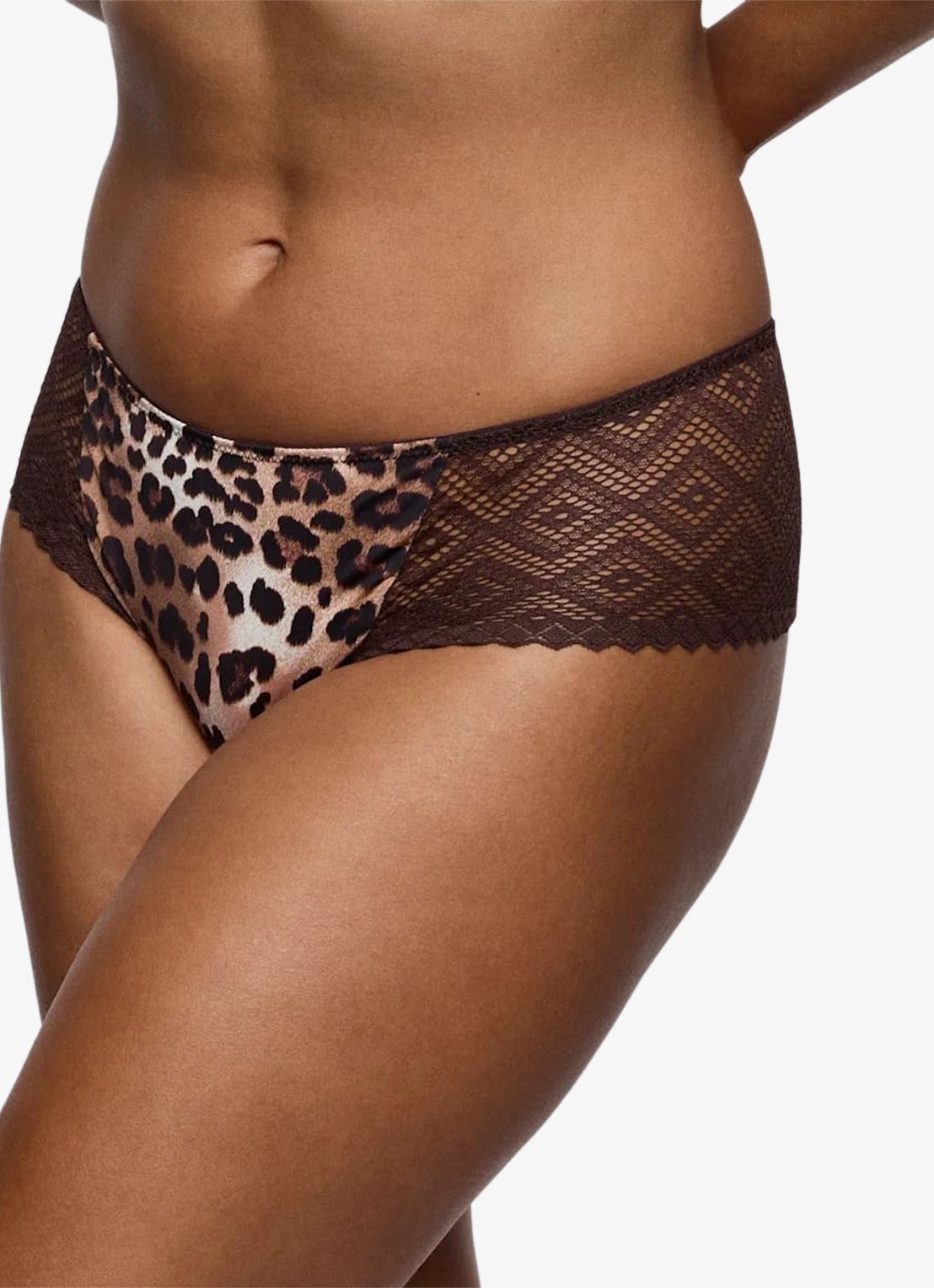 PrimaDonna Giganni hipster met panterprint - detail 3 bruin