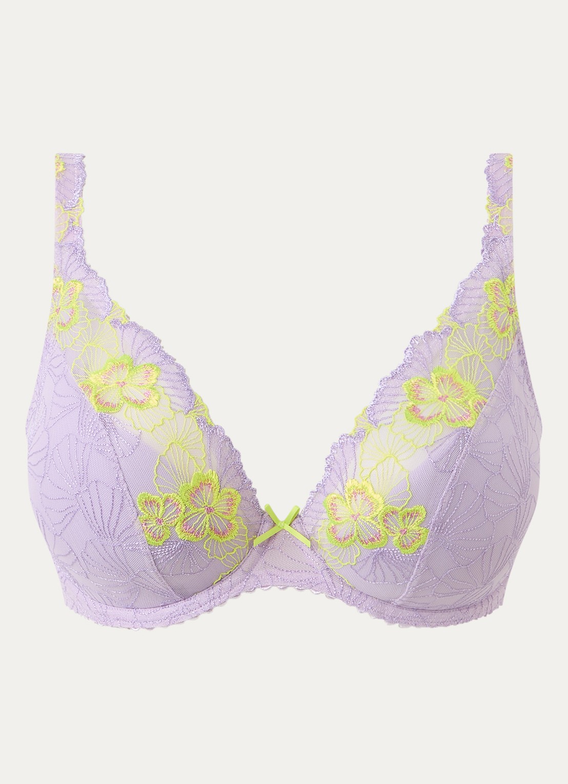 PrimaDonna Ixia beugel bh met overlay van kant - voorkant 4 lila