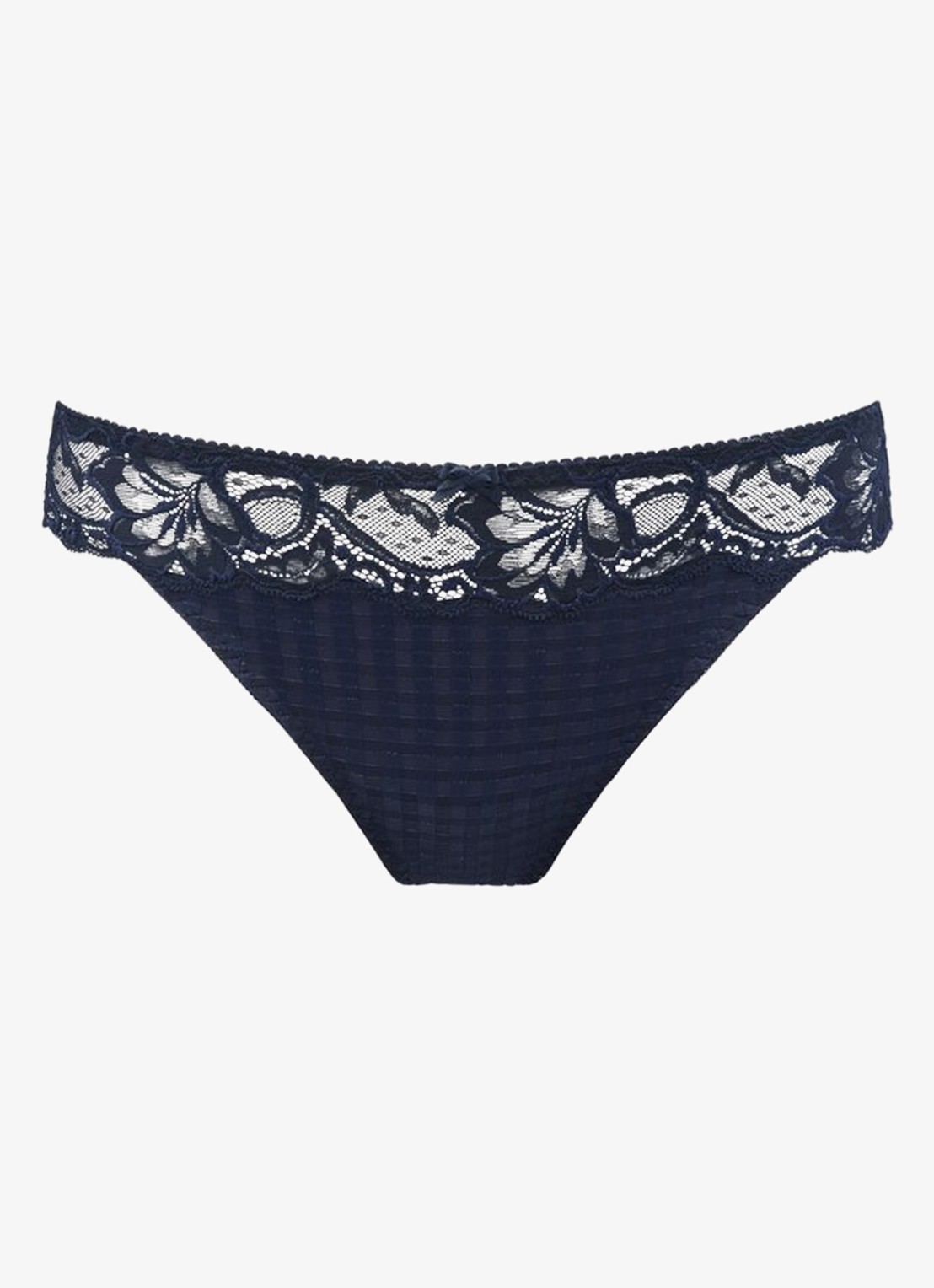 PrimaDonna Madison string met kant - voorkant 4 donkerblauw