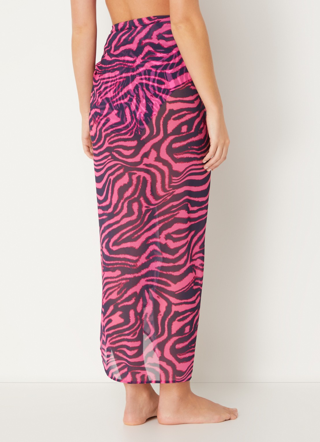 PrimaDonna Malabo sarong met print - achterkant 4 donkerroze