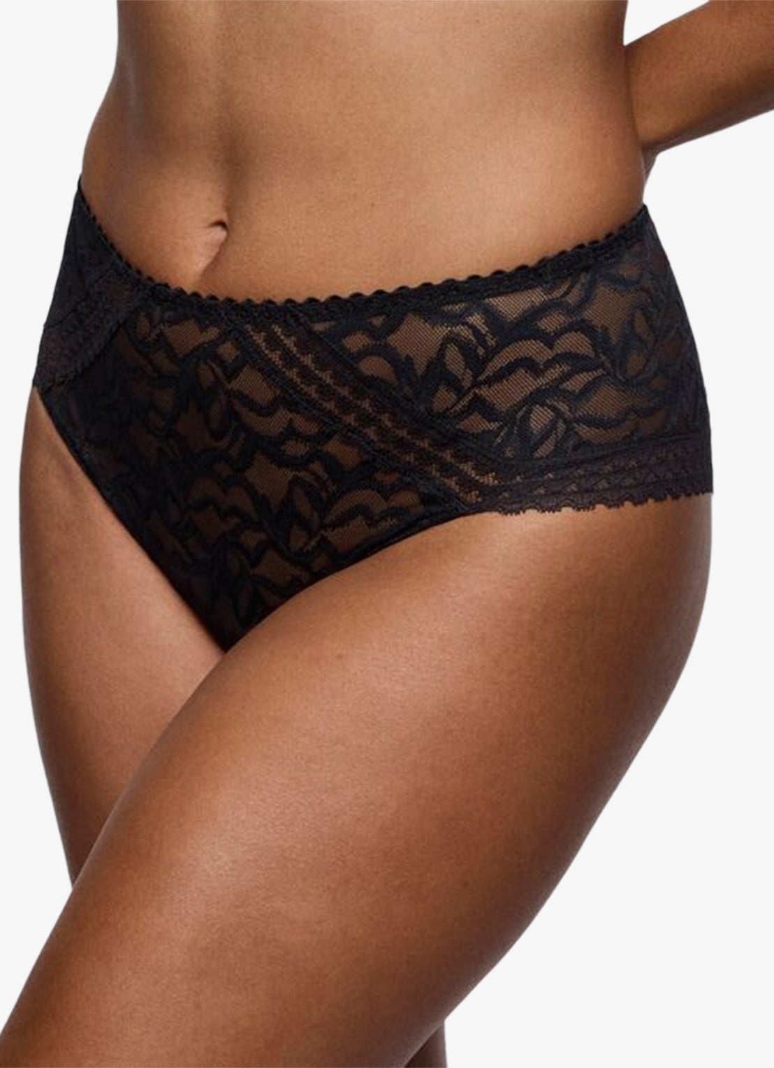 PrimaDonna Miyara slip van mesh met borduring - detail 2 zwart